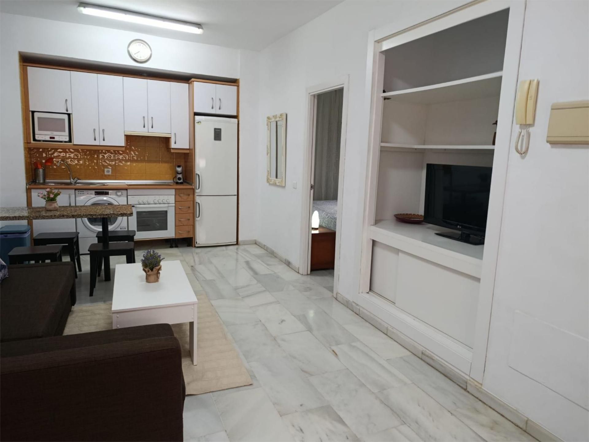 Sala d'estar de Pis de lloguer en Málaga Capital amb Aire condicionat