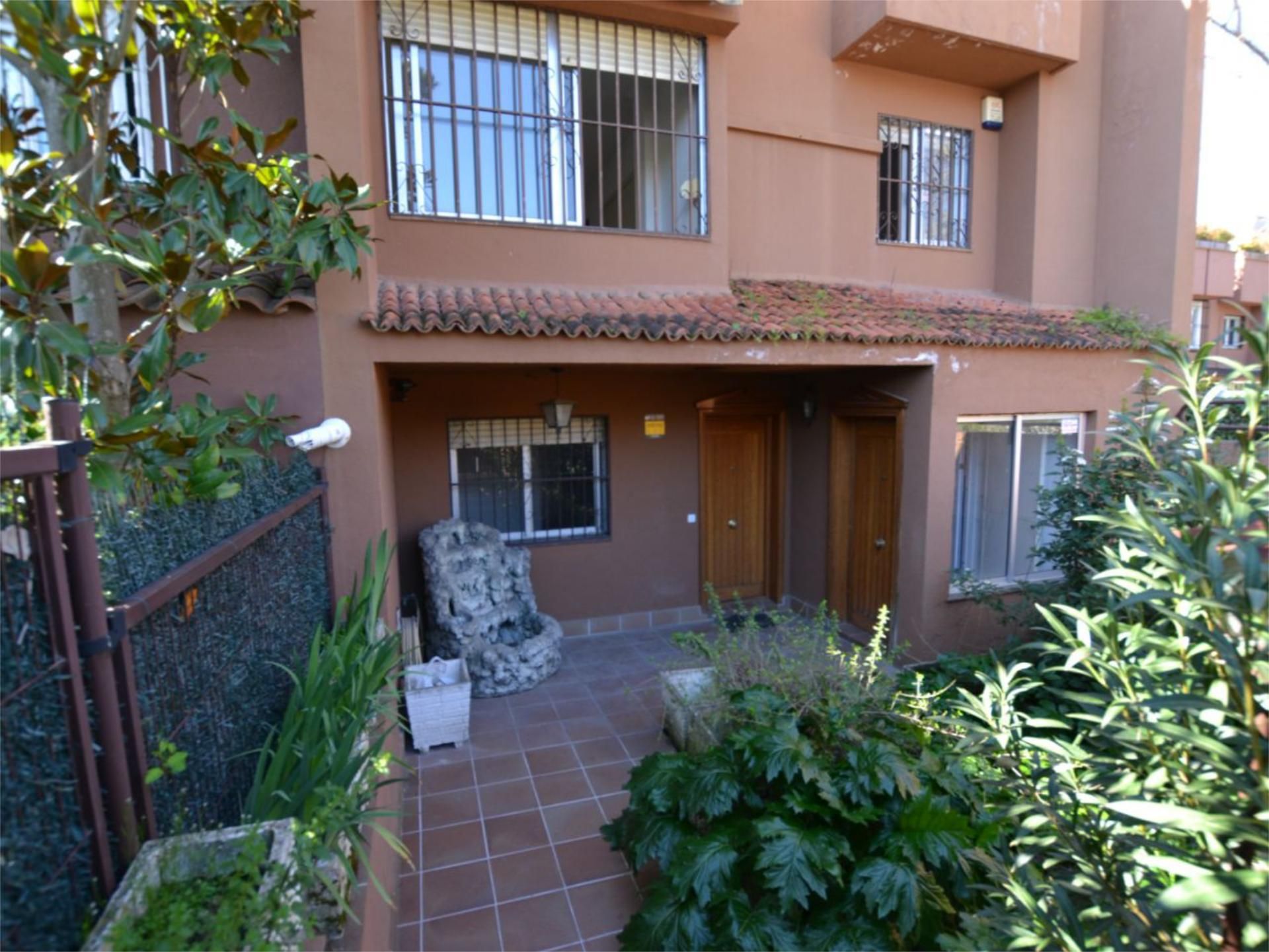 Garden of Flat for sale in  Madrid Capital  with Air Conditioner, Heating and Private garden