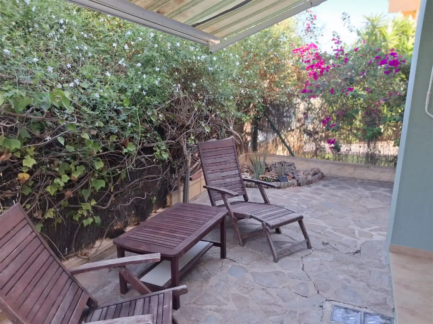 Terrassa de Apartament de lloguer en Calpe / Calp amb Calefacció, Jardí privat i Piscina