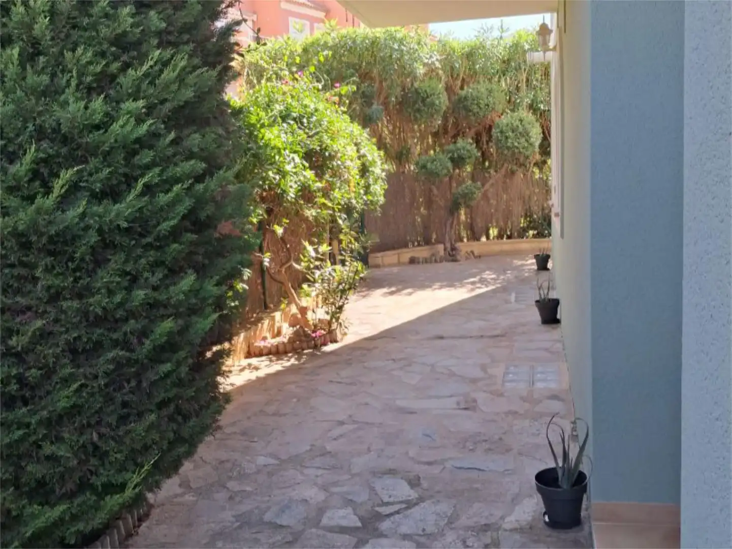 Jardí de Apartament de lloguer en Calpe / Calp amb Calefacció, Jardí privat i Piscina