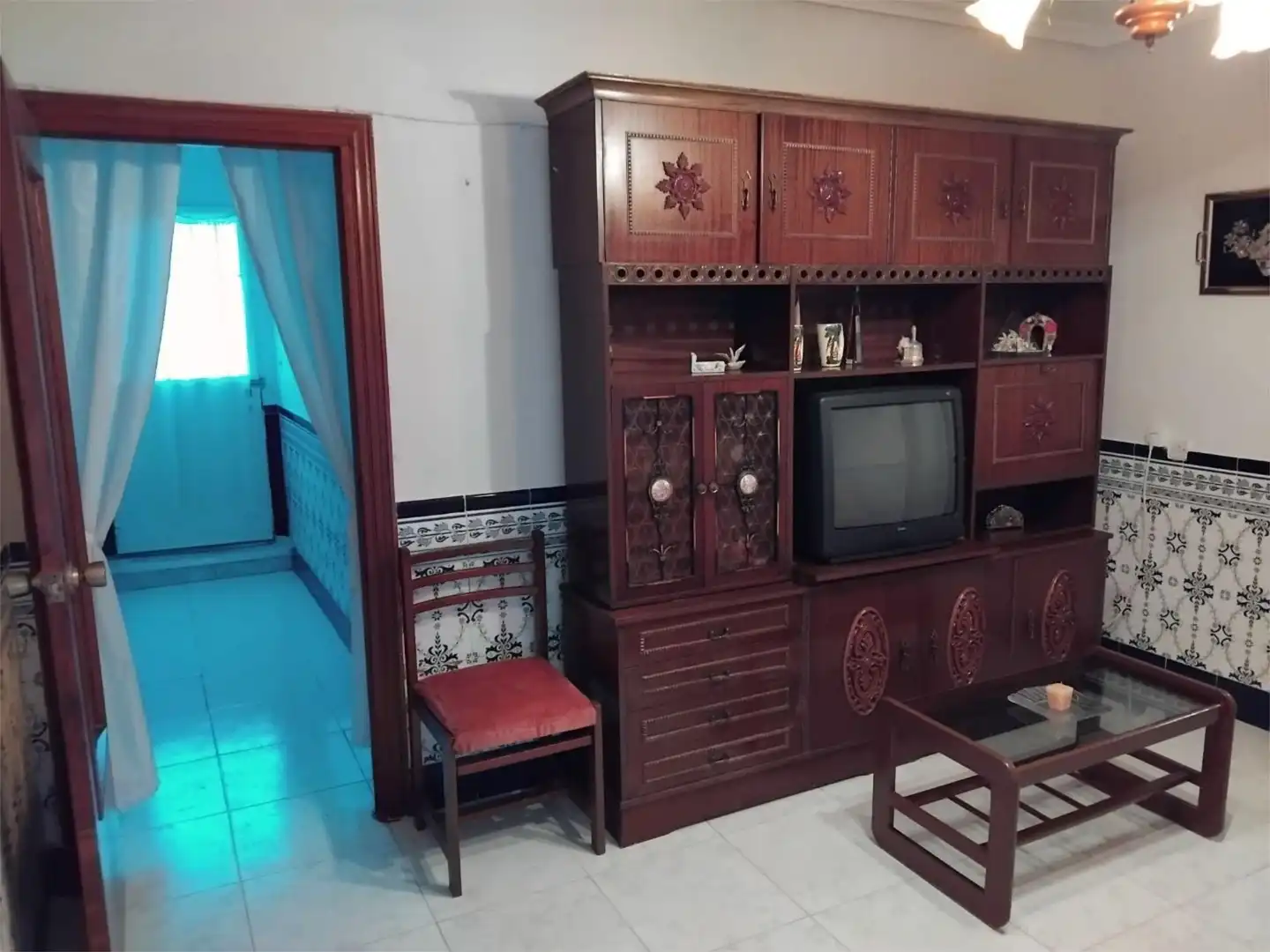 Sala de estar de Piso en venta en Cebolla con Aire acondicionado