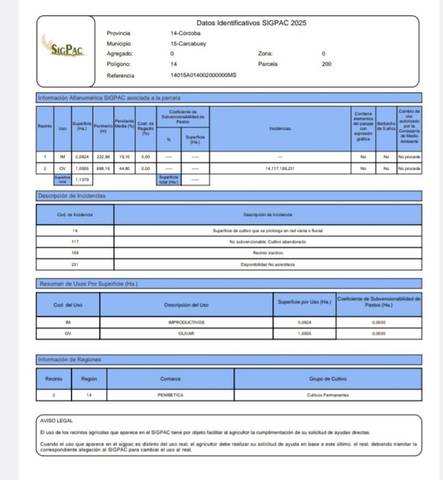 Terreno en Venta en CO-7209, 13 en Carcabuey