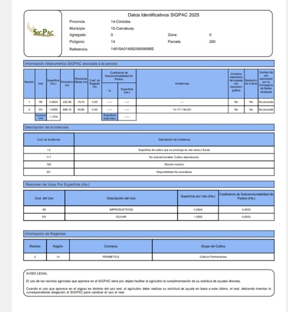 Exterior view of Land for sale in Carcabuey