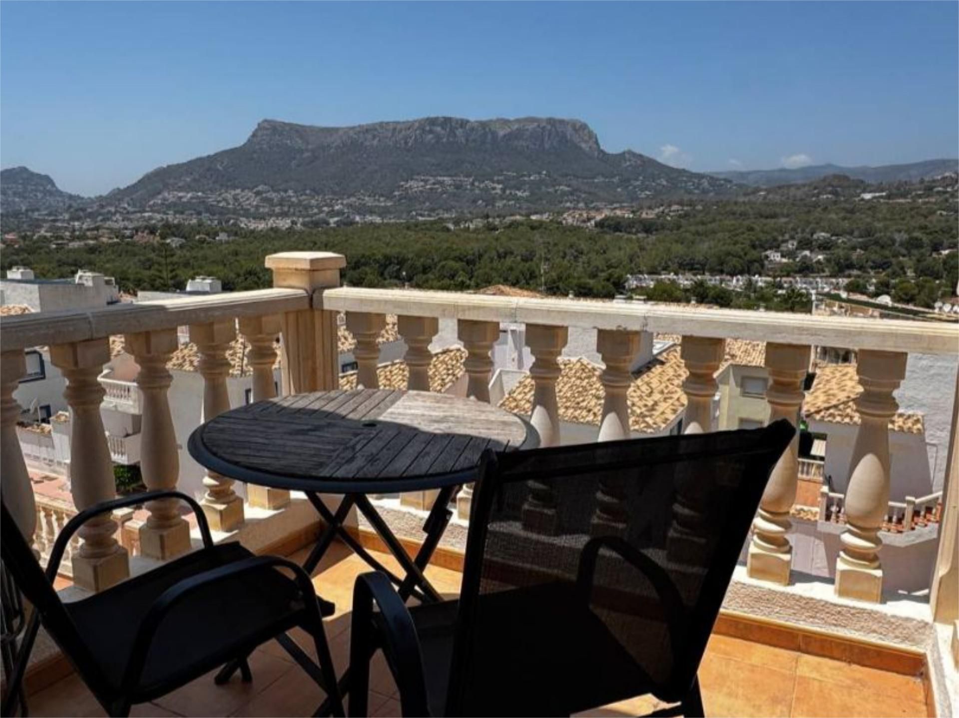 Terrassa de Pis en venda en Calpe / Calp amb Aire condicionat, Piscina i Balcó