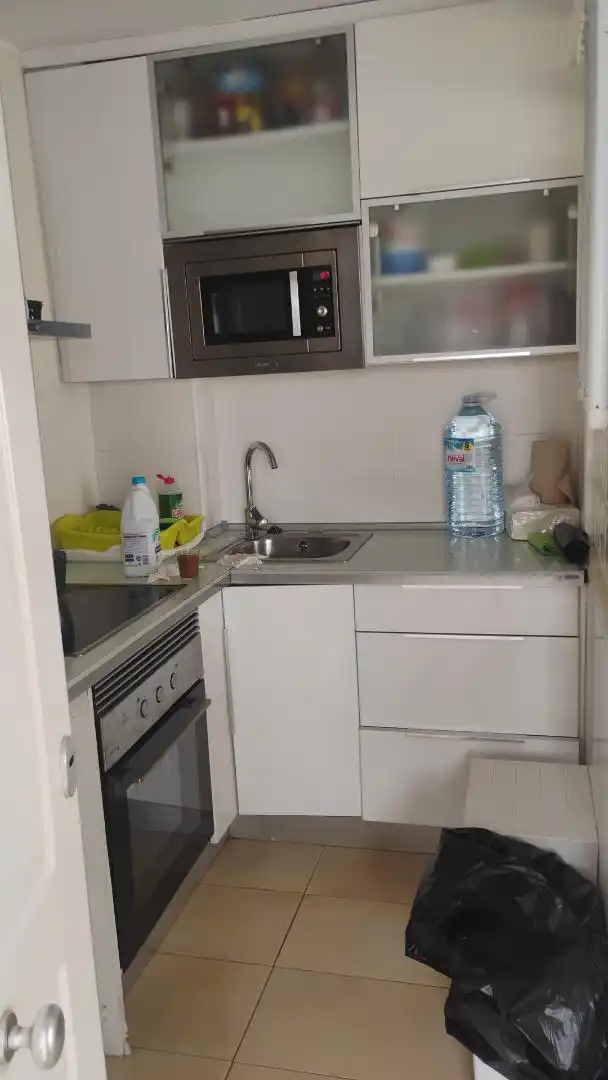 Küche von Wohnung zur Miete in La Manga del Mar Menor mit Terrasse, Schwimmbad und Möbliert