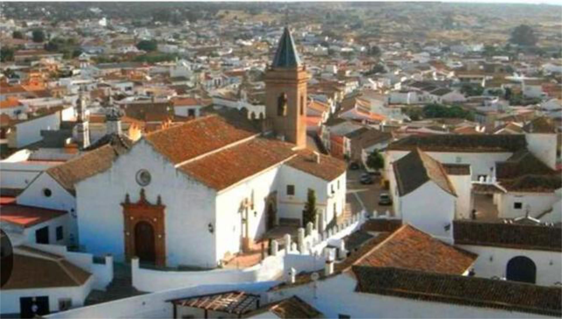 Vista exterior de Casa o xalet de lloguer en Gerena amb Jardí privat, Traster i Moblat