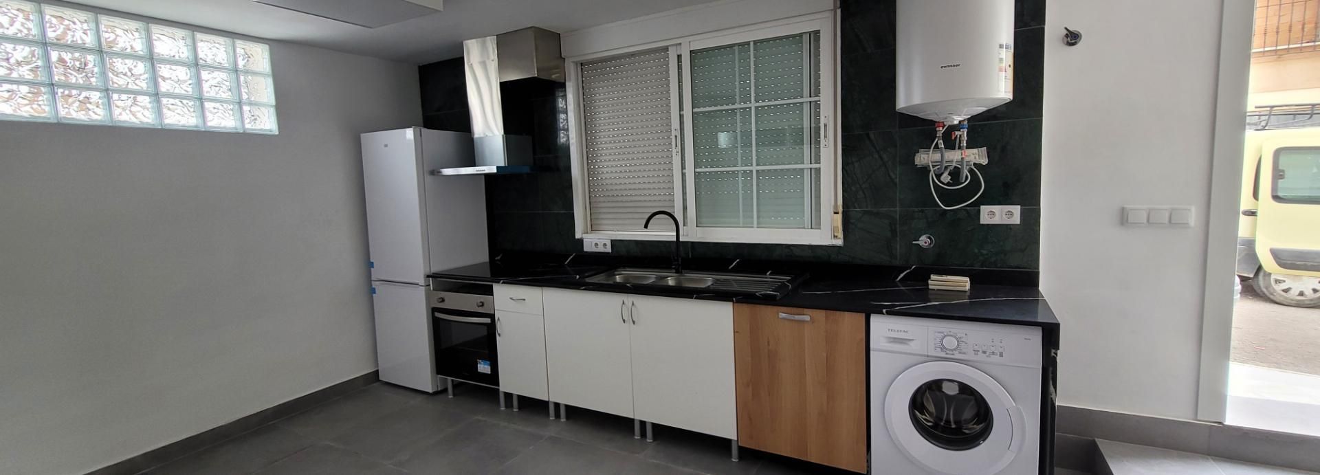 Küche von Wohnung miete in Fines mit Klimaanlage, Terrasse und Möbliert