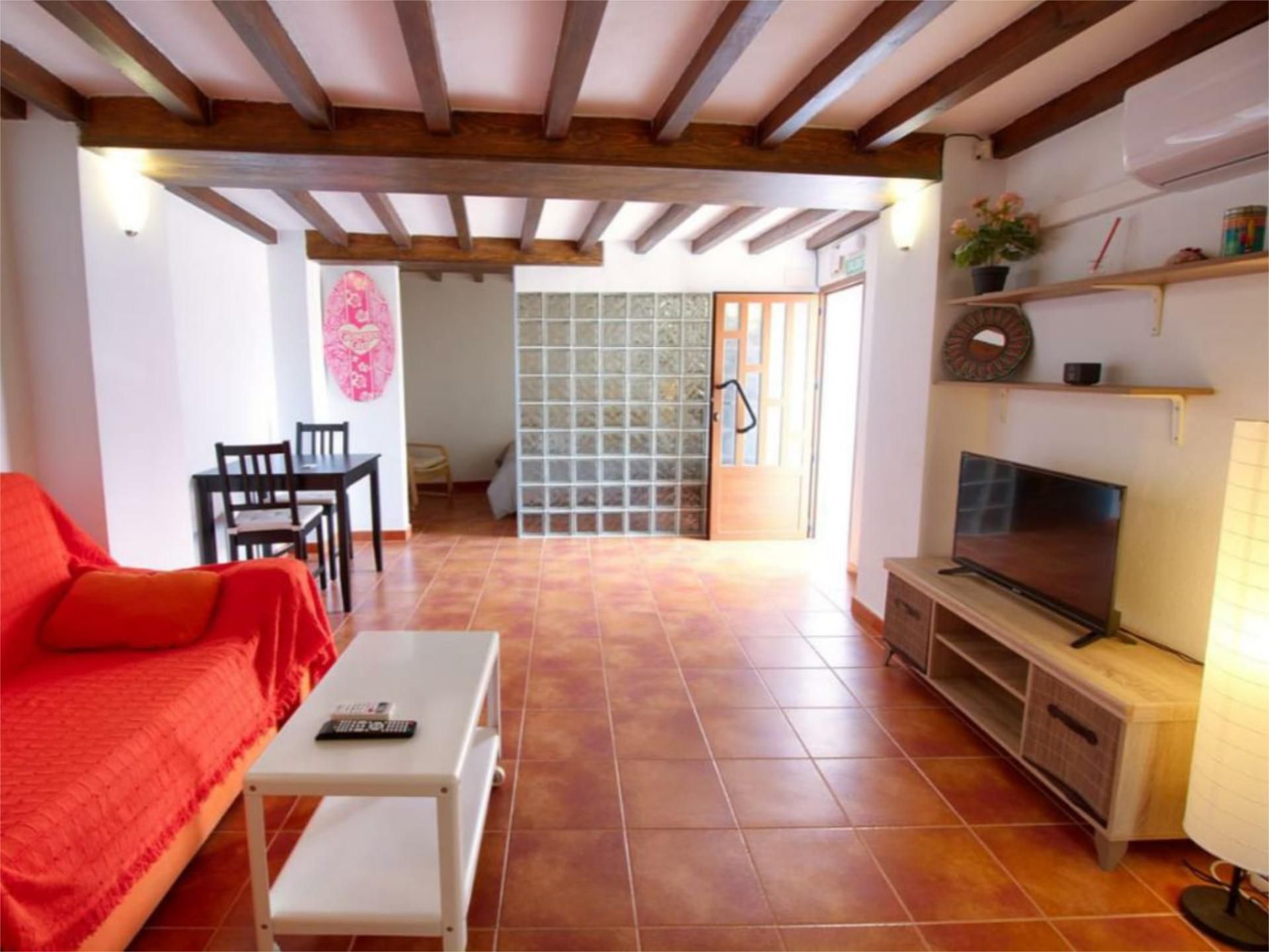 Sala d'estar de Pis en venda en Cuenca Capital amb Aire condicionat i Moblat