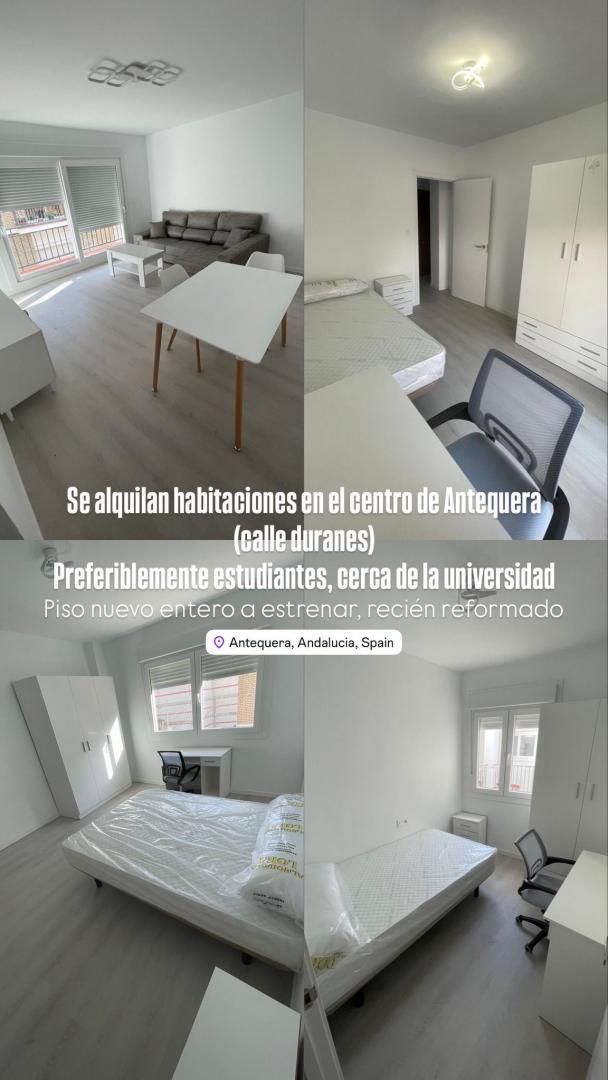 Vista exterior de Pis per a compartir en Antequera amb Parquet, Moblat i Balcó