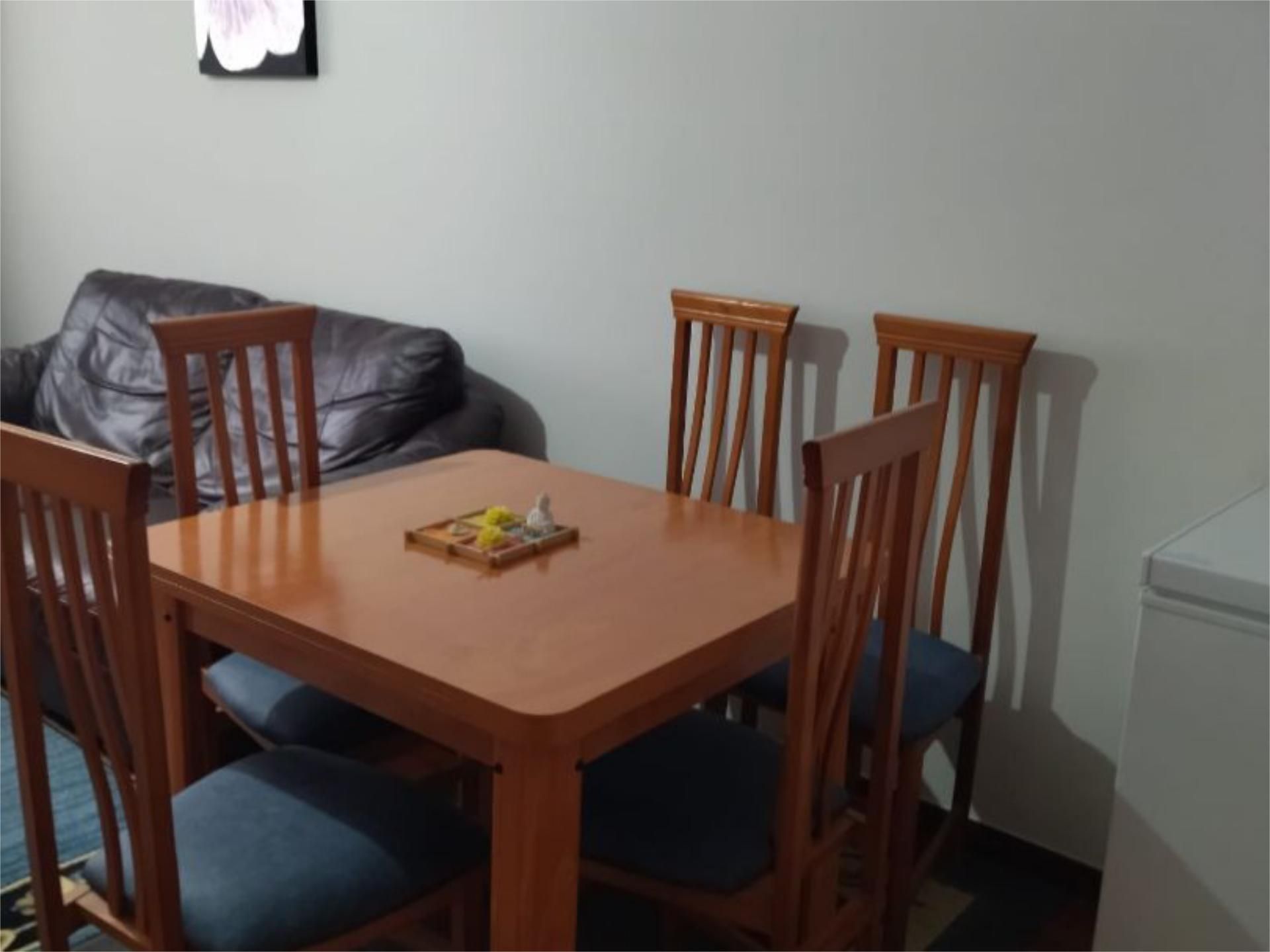Comedor de Apartamento de alquiler en Lugo Capital con Calefacción, Parquet y Terraza