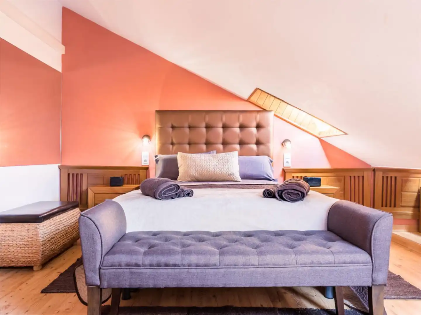 Dachboden zur Miete in Calle del Arroyo, 31, Santa Bárbara Schlafzimmer von Dachboden zur Miete in Toledo mit Klimaanlage, Heizung und Parkett