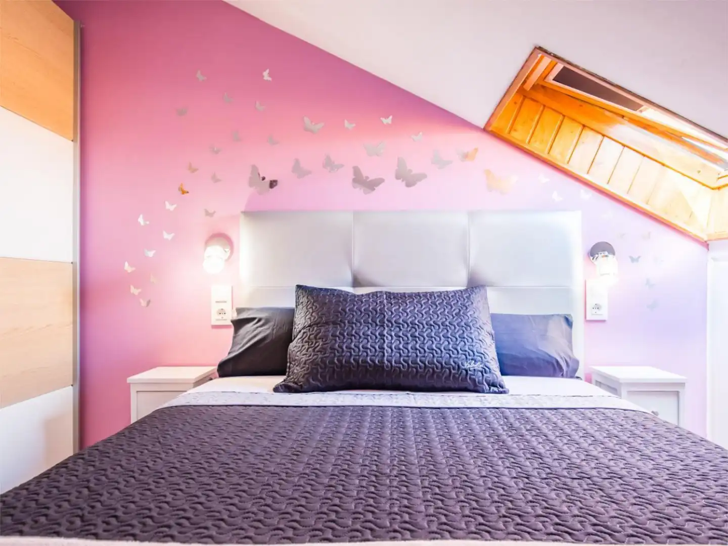 Dachboden zur Miete in Calle del Arroyo, 31, Santa Bárbara Schlafzimmer von Dachboden zur Miete in Toledo mit Klimaanlage, Heizung und Parkett