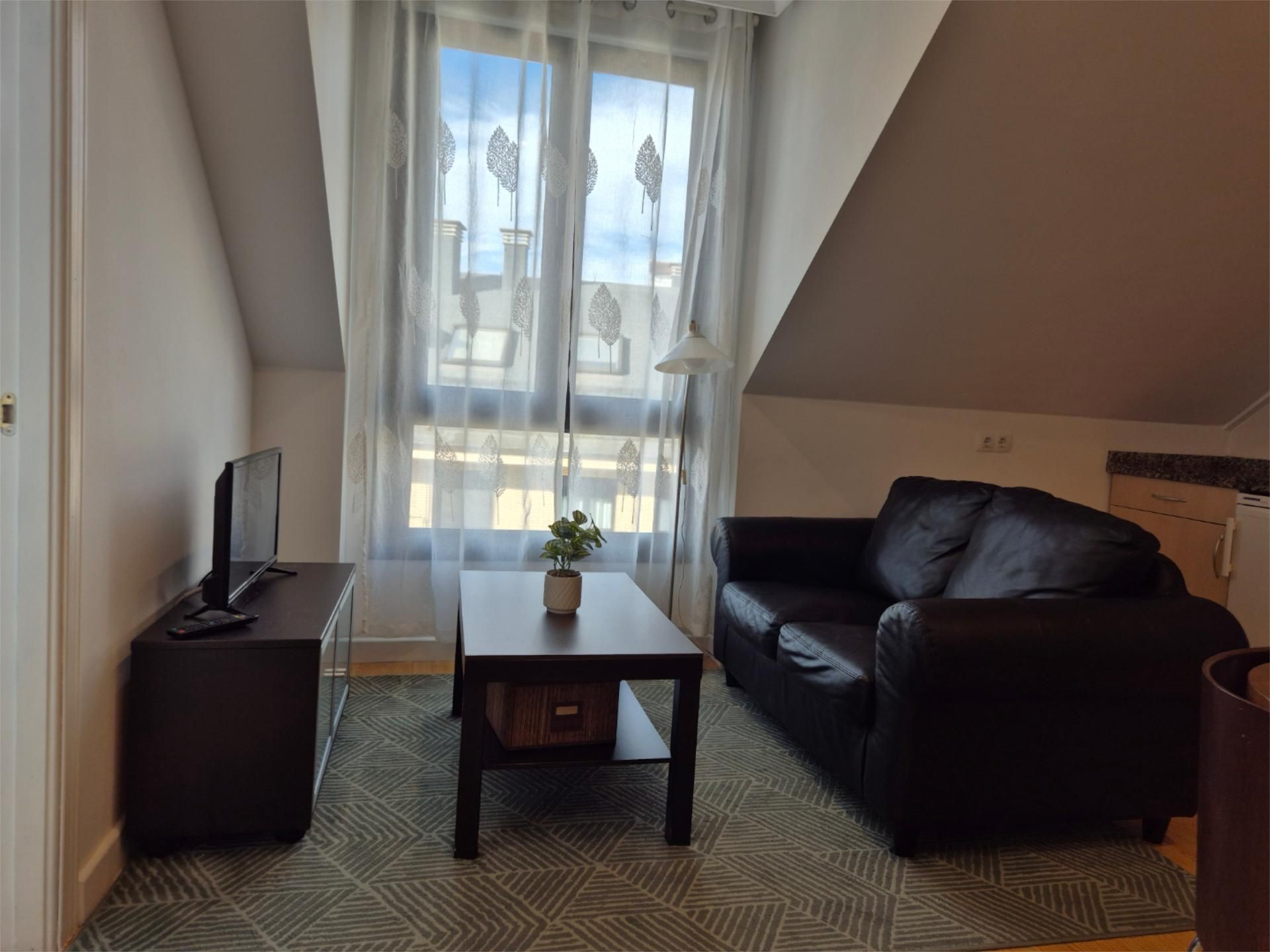 Sala de estar de Piso de alquiler en Langreo con Calefacción, Parquet y Amueblado