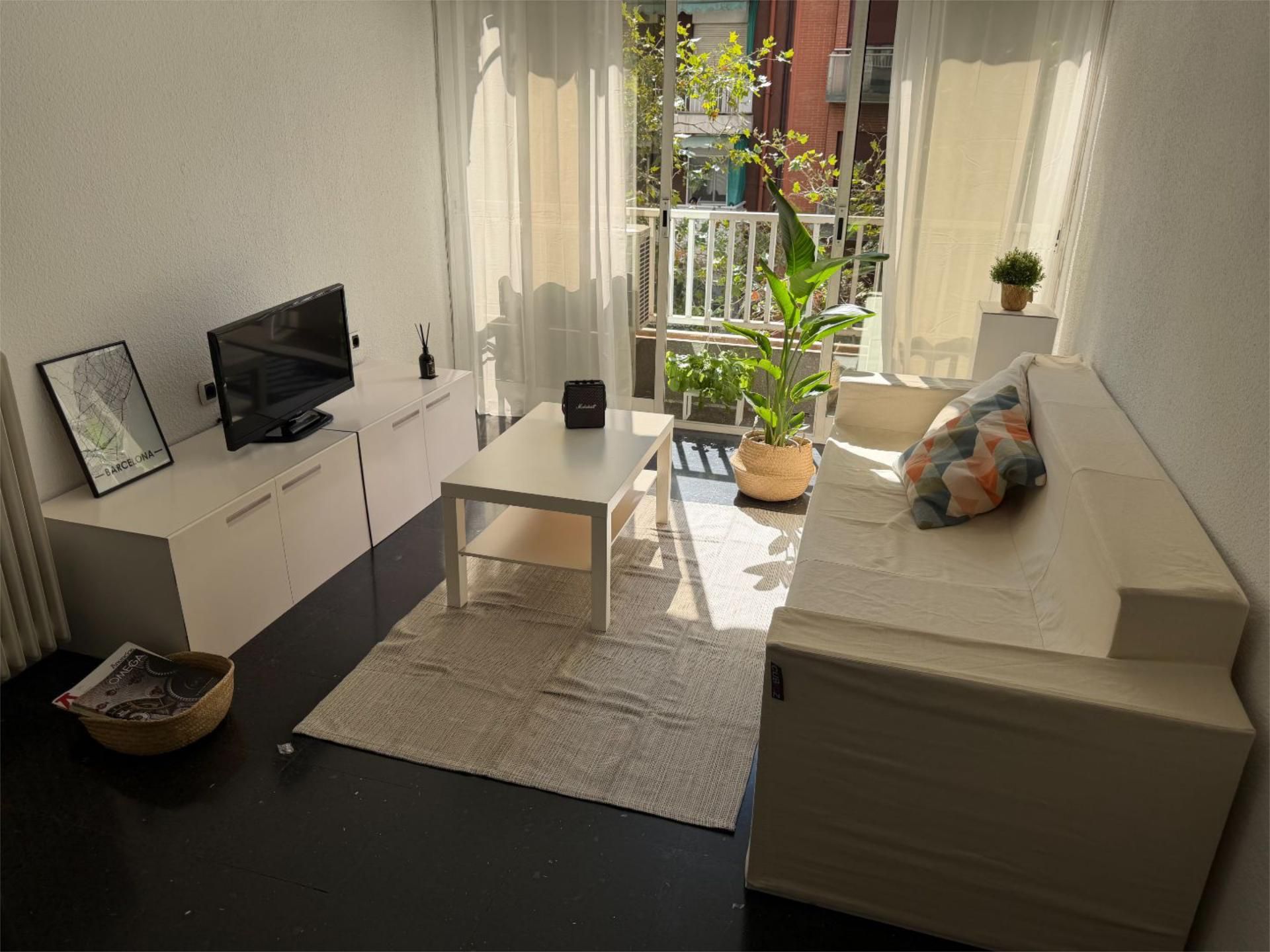 Living room of Flat for sale in  Barcelona Capital  with Air Conditioner and Balcony