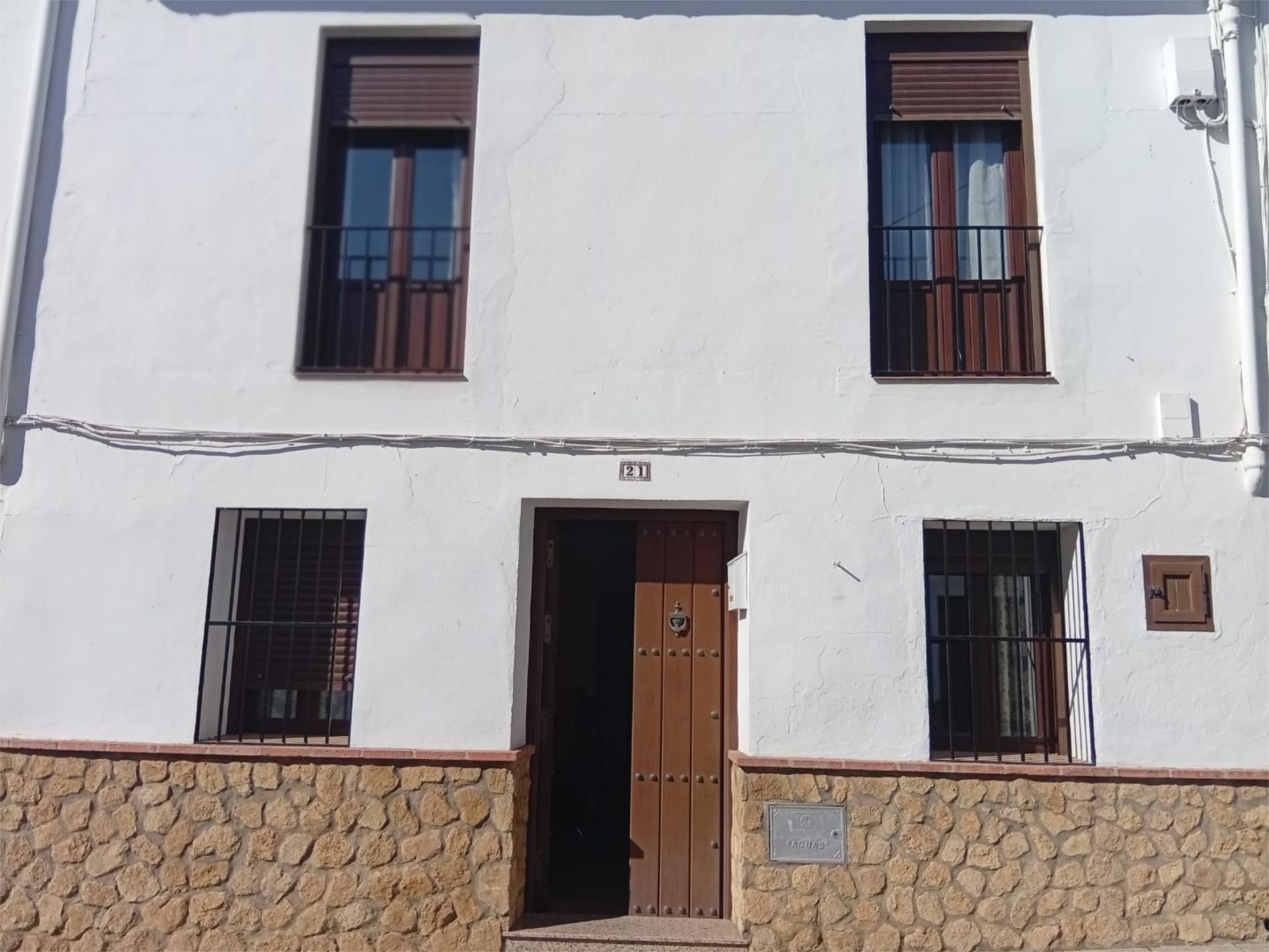 Exterior view of Single-family semi-detached for sale in El Gastor  with Air Conditioner, Heating and Furnished
