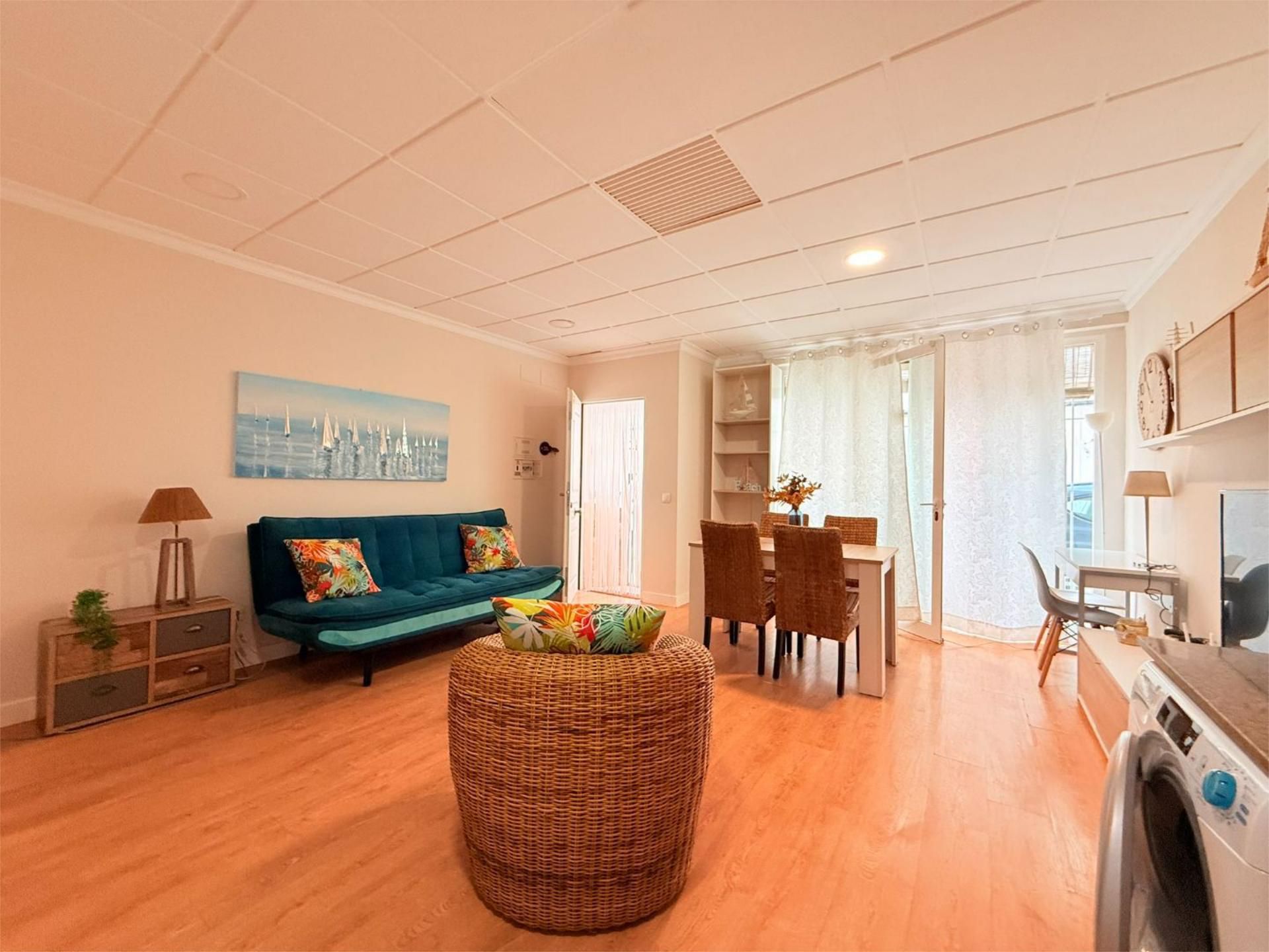 Sala de estar de Piso en venta en Altea con Aire acondicionado, Calefacción y Parquet