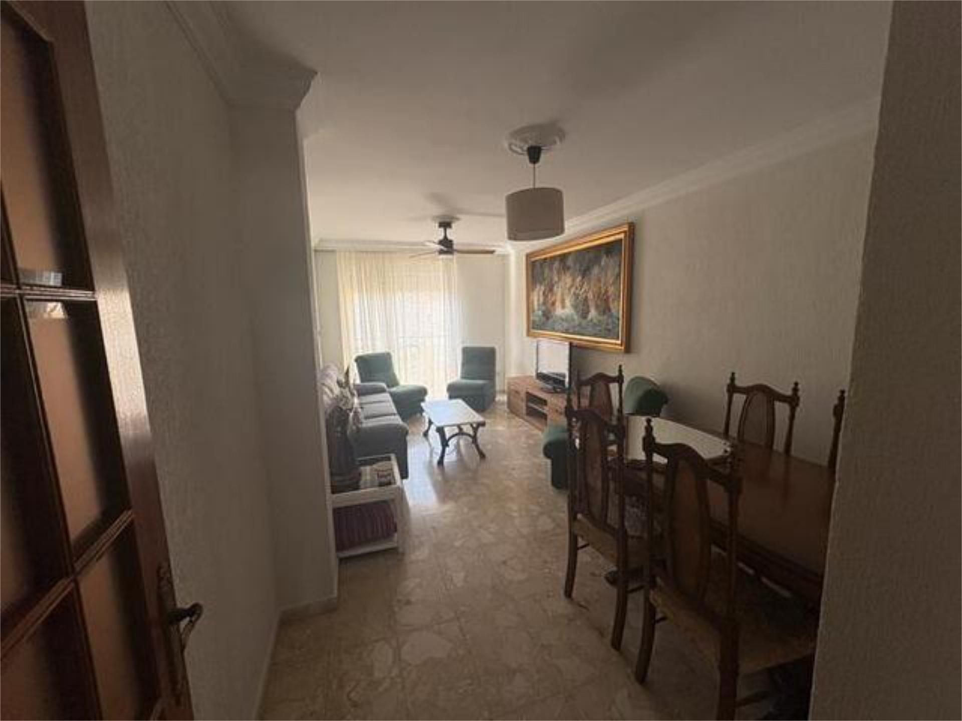 Sala d'estar de Pis de lloguer en  Huelva Capital amb Terrassa i Moblat