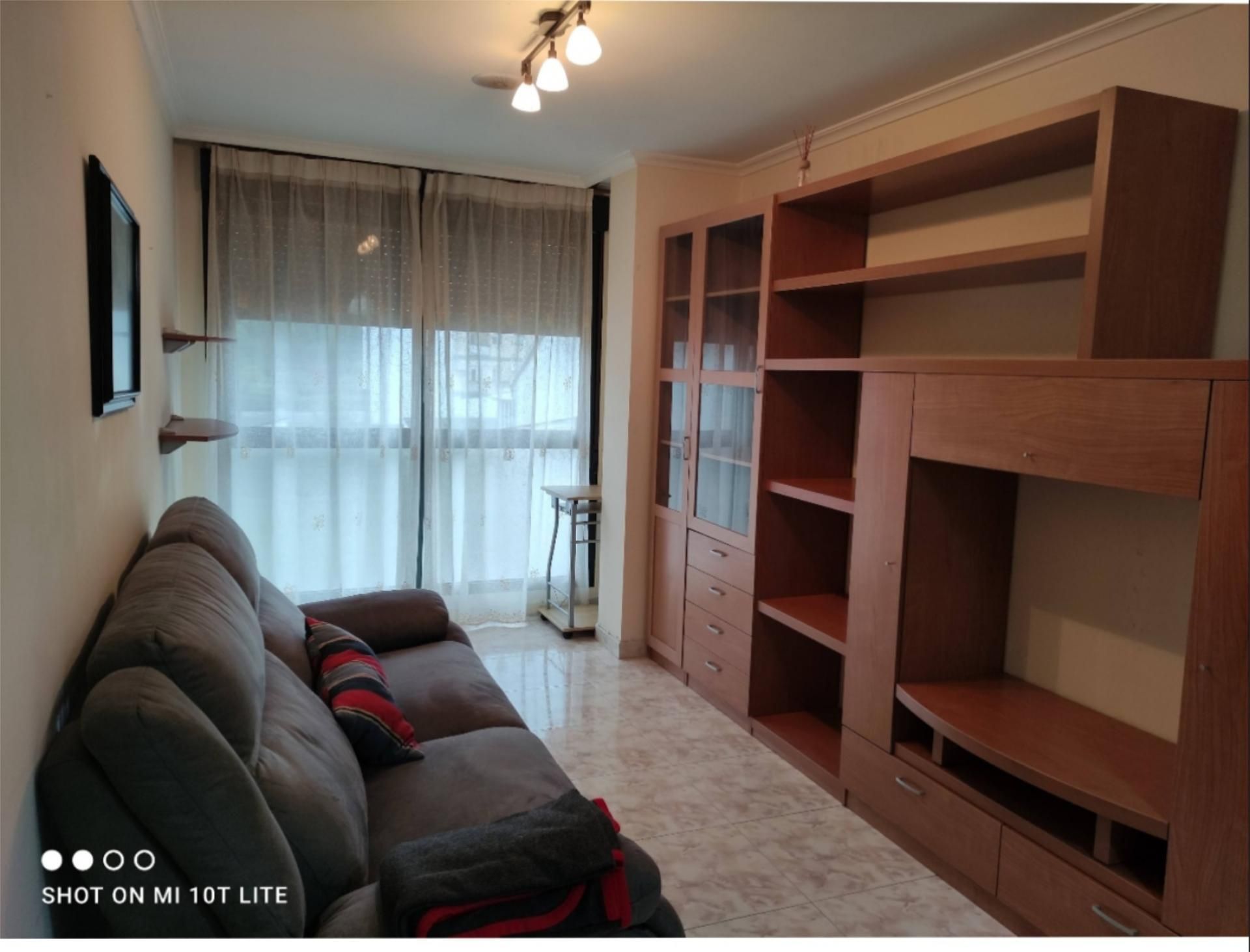 Living room of Flat to rent in O Barco de Valdeorras    with Heating, Parquet flooring and Storage room