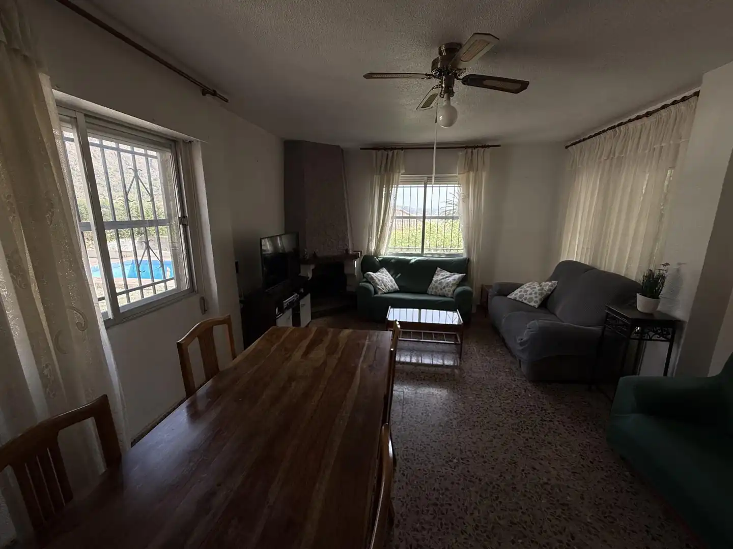 Living room of Houses for sale in Orihuela  with Air Conditioner, Terrace and Swimming Pool
