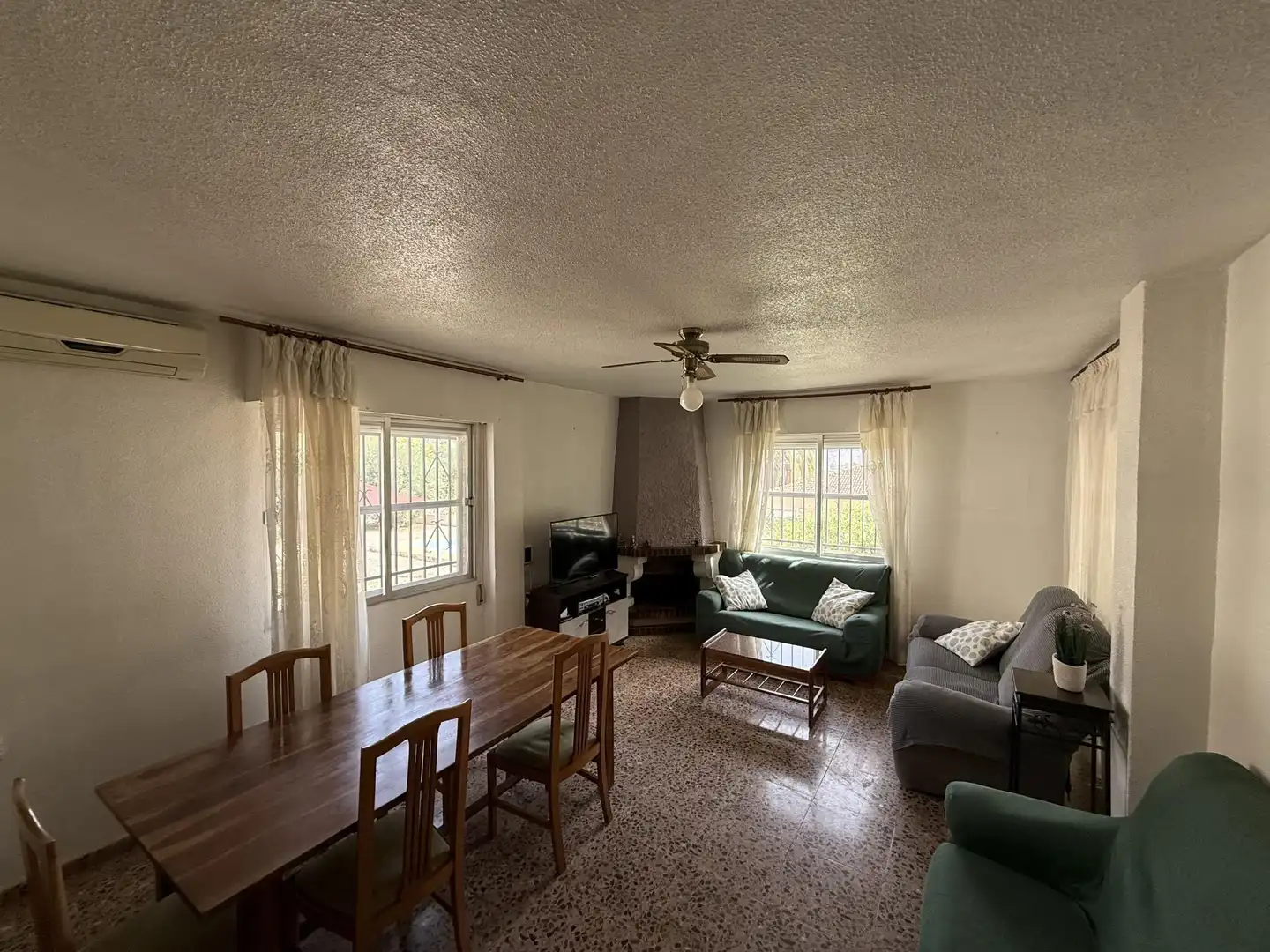 Living room of Houses for sale in Orihuela  with Air Conditioner, Terrace and Swimming Pool