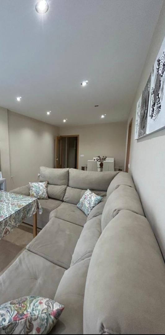 Living room of Flat to rent in Don Benito  with Air Conditioner, Furnished and Oven