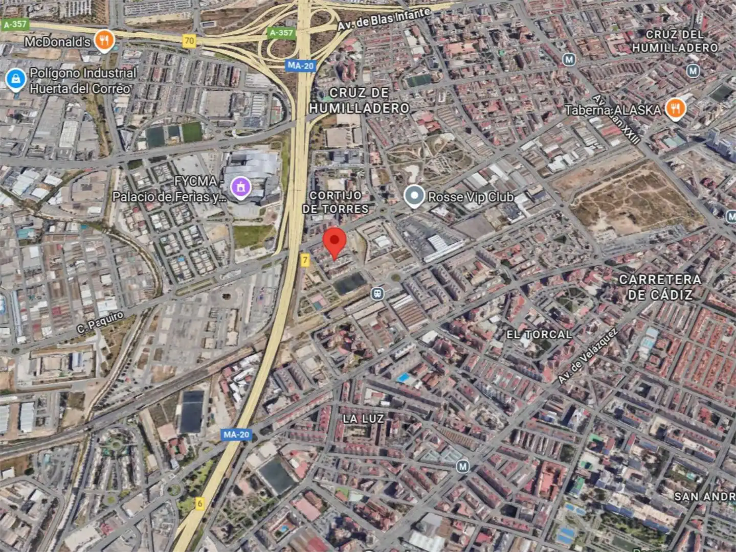 Piso en venta en Calle Rodolfo Halffter, 5, Santa Cristina - San Rafael Vista exterior de Piso en venta en Málaga Capital con Aire acondicionado y Terraza
