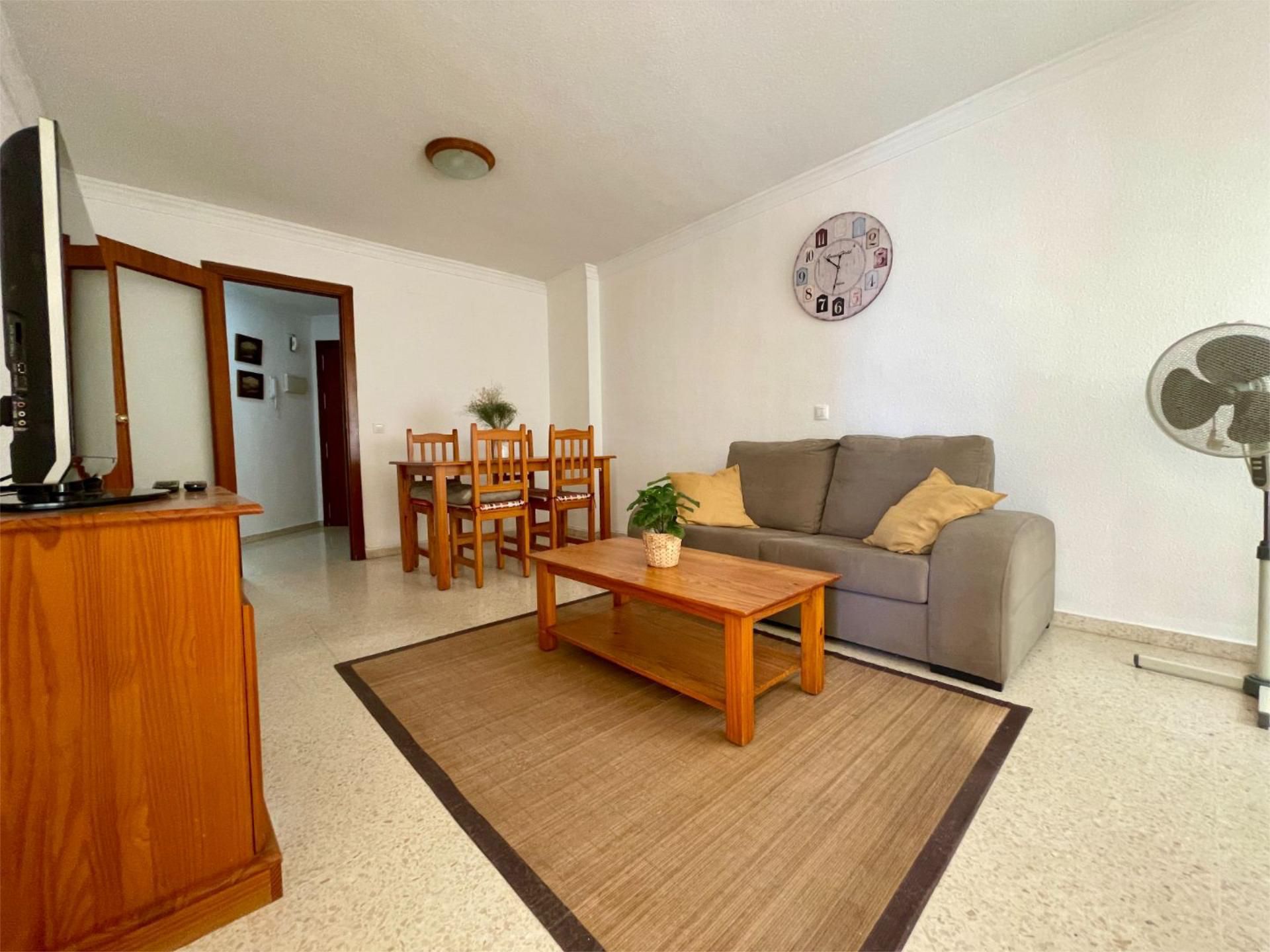 Living room of Flat for sale in Málaga Capital  with Air Conditioner, Terrace and Storage room