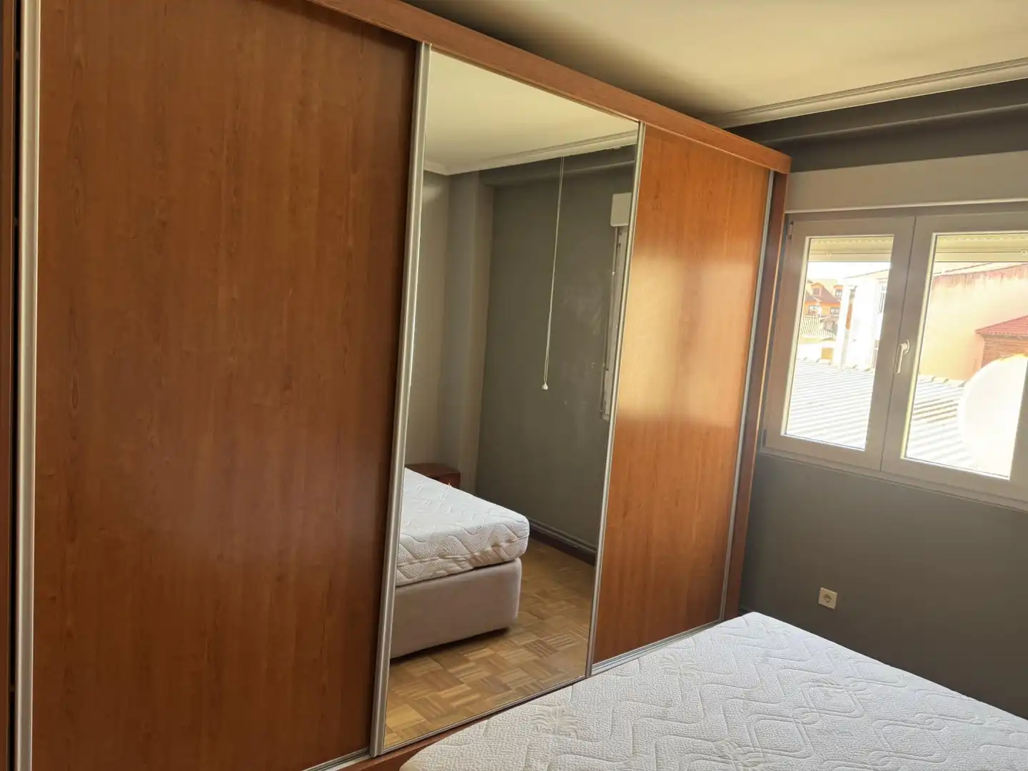 Schlafzimmer von Wohnung zum Verkauf in Santa María del Páramo mit Heizung, Parkett und Terrasse