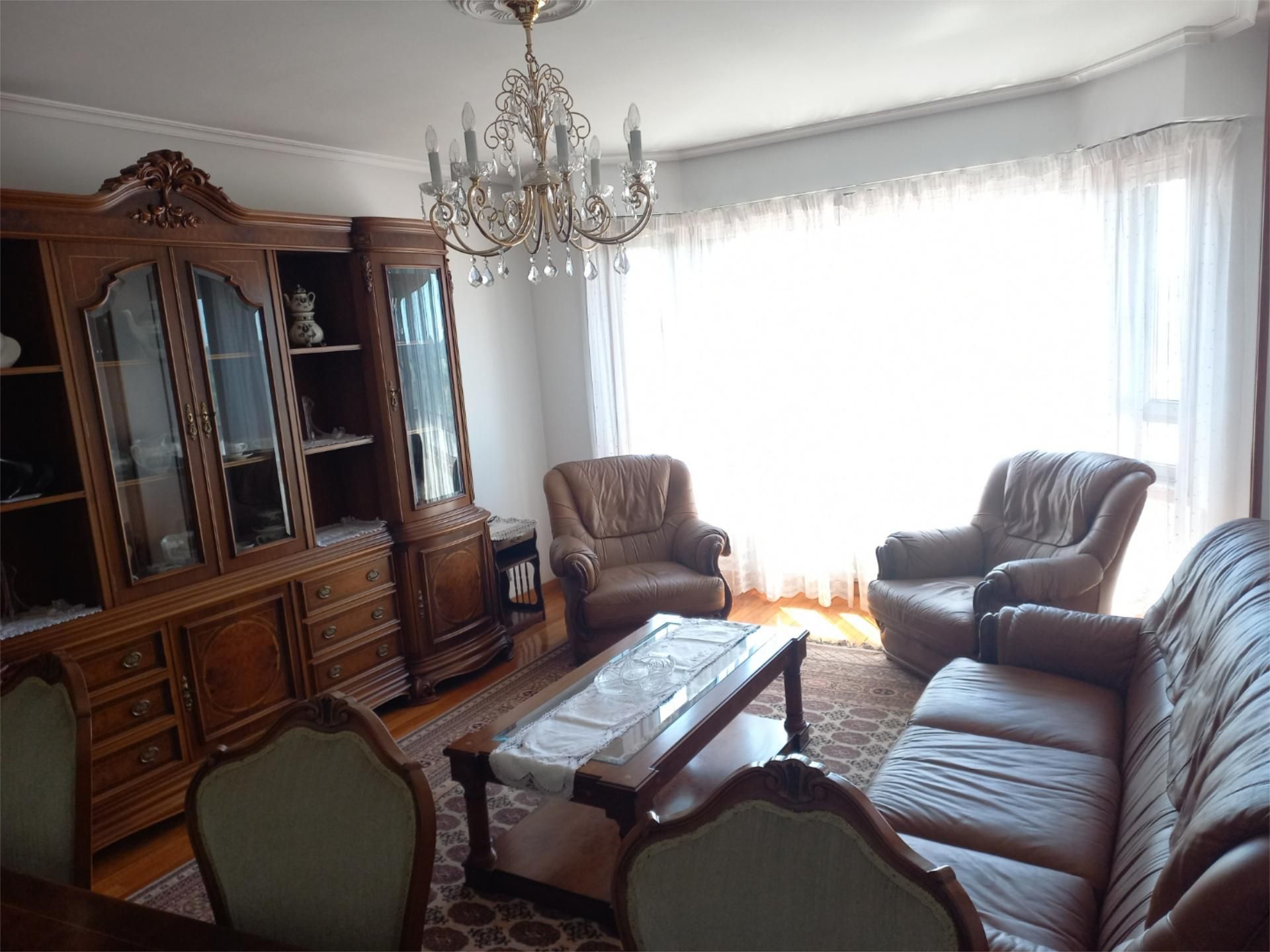 Living room of Flat for sale in Arzúa  with Storage room and Furnished
