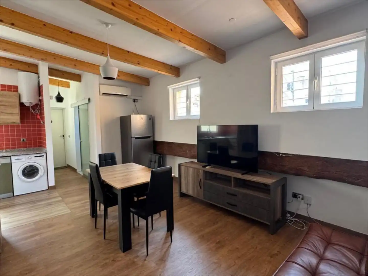 Wohnung zur Miete in Carrer D'en Bou, 8, El Mercat Wohnzimmer von Wohnung zur Miete in Valencia Capital mit Klimaanlage und Terrasse