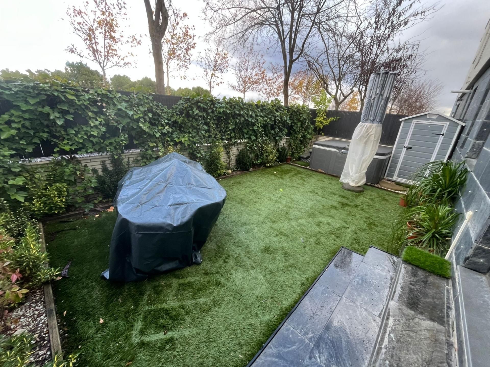 Terrace of Flat to rent in Las Rozas de Madrid  with Air Conditioner, Heating and Private garden