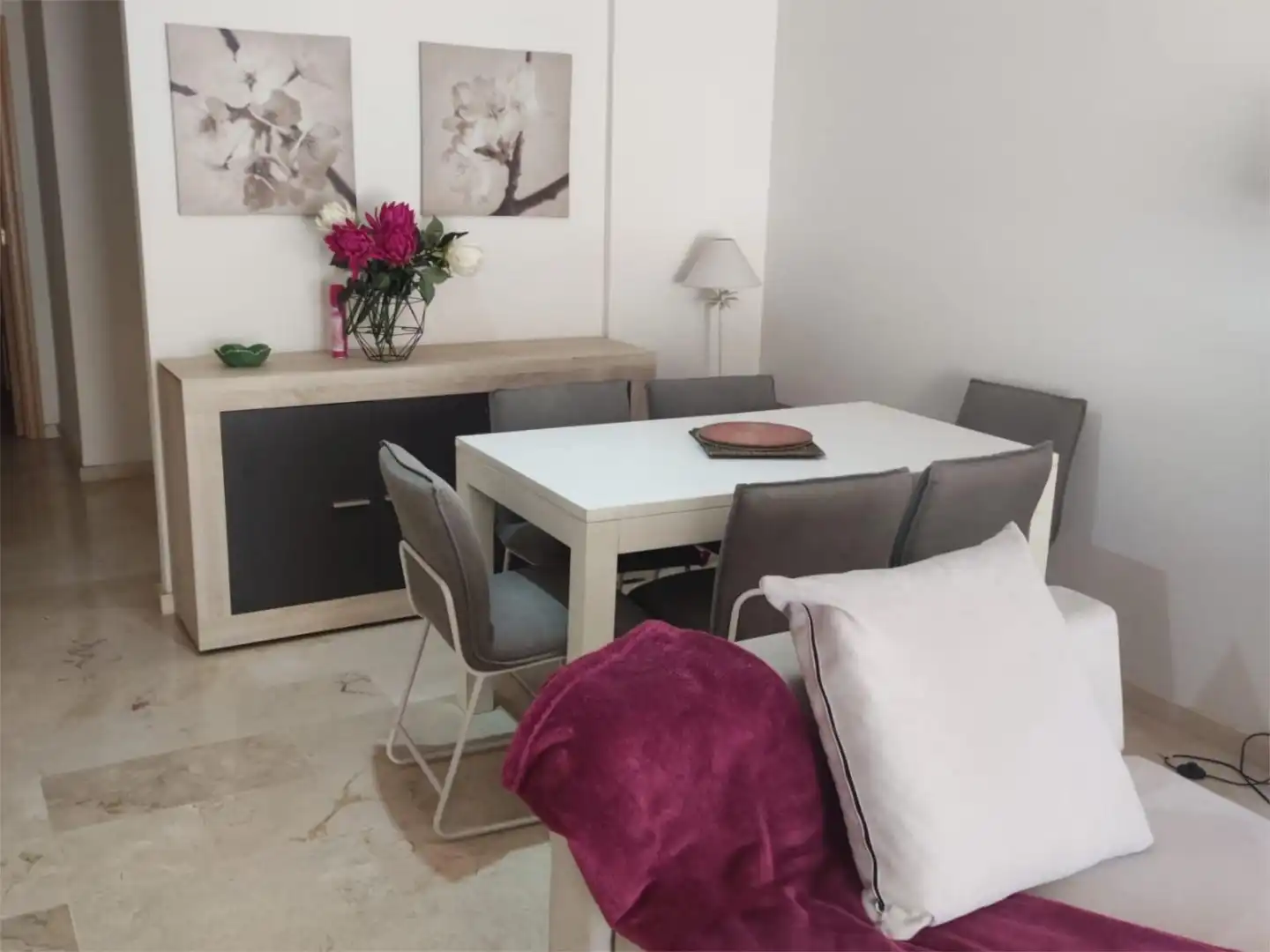 Esszimmer von Wohnung zum Verkauf in Marbella mit Klimaanlage, Terrasse und Schwimmbad