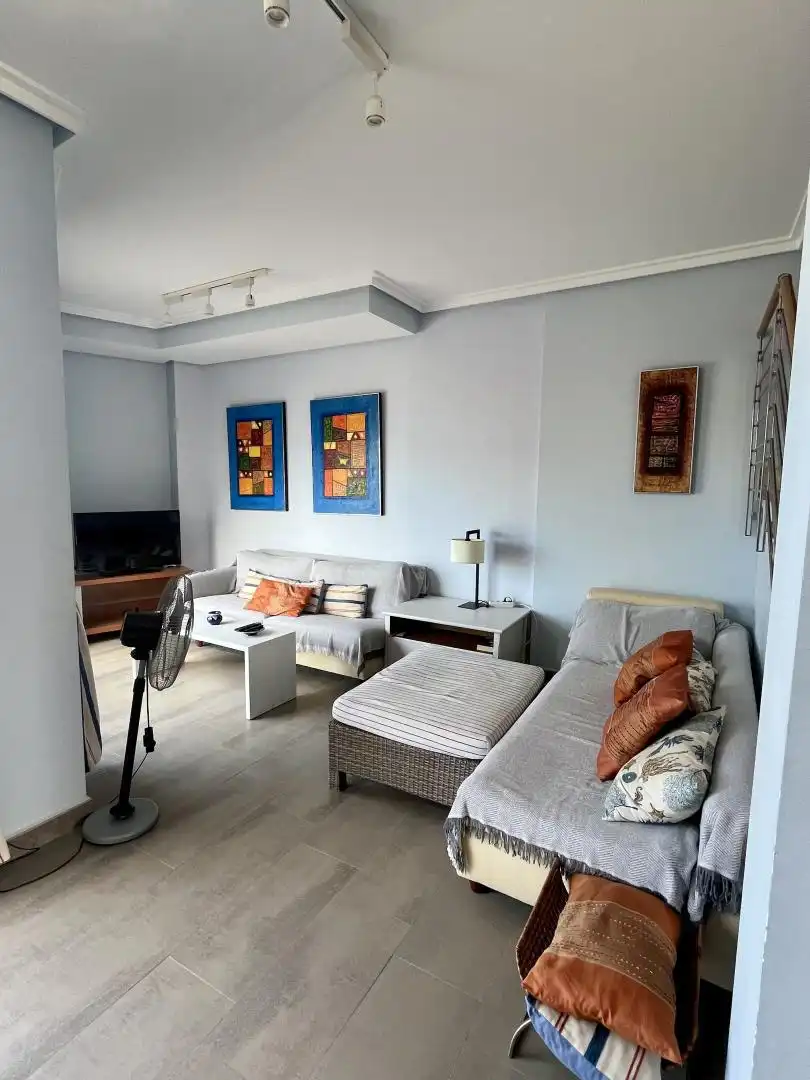 Living room of Flat for rent in Pulpí  with Terrace, Storage room and Furnished