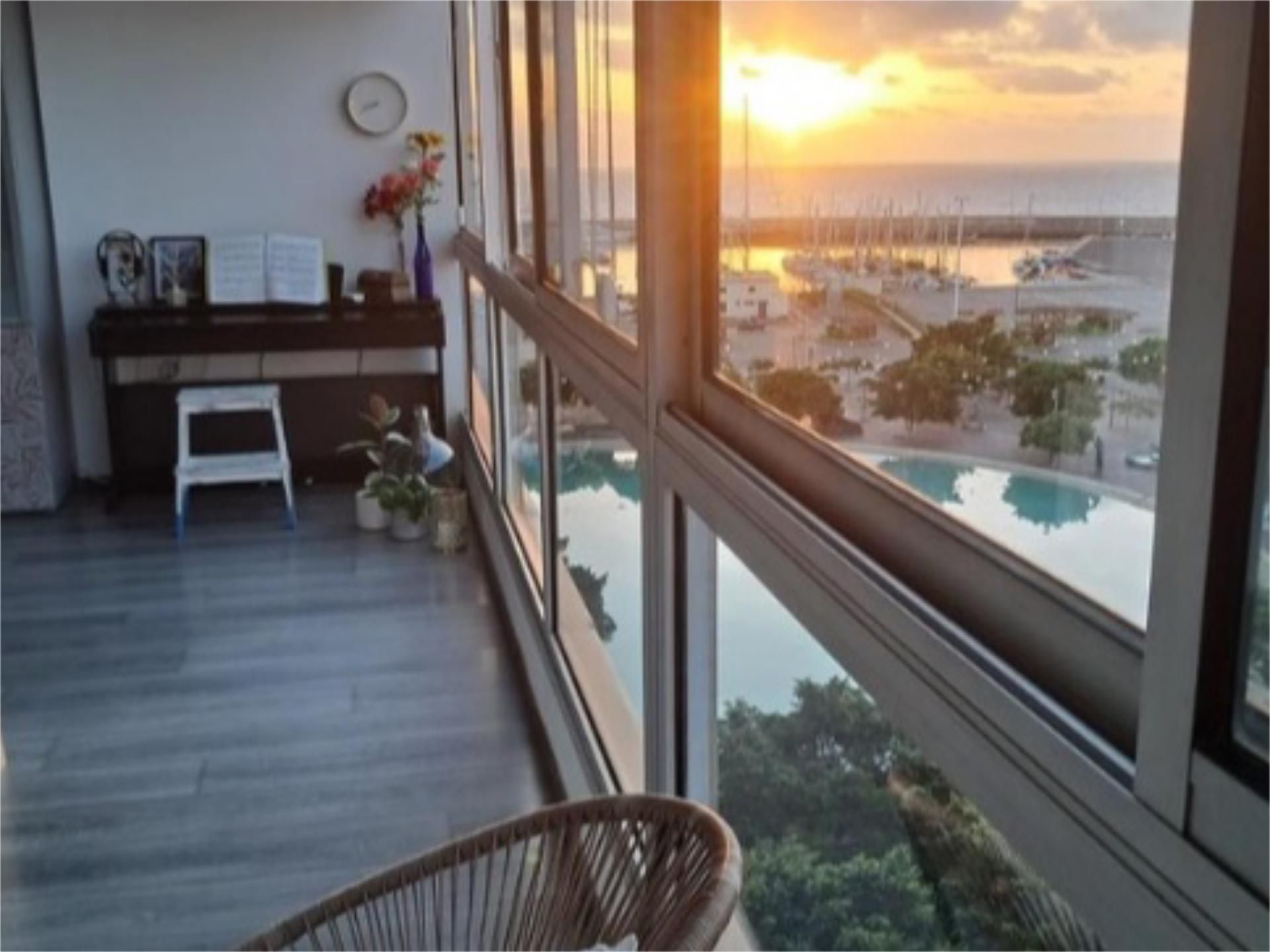 Balcony of Flat to rent in  Santa Cruz de Tenerife Capital  with Air Conditioner and Balcony