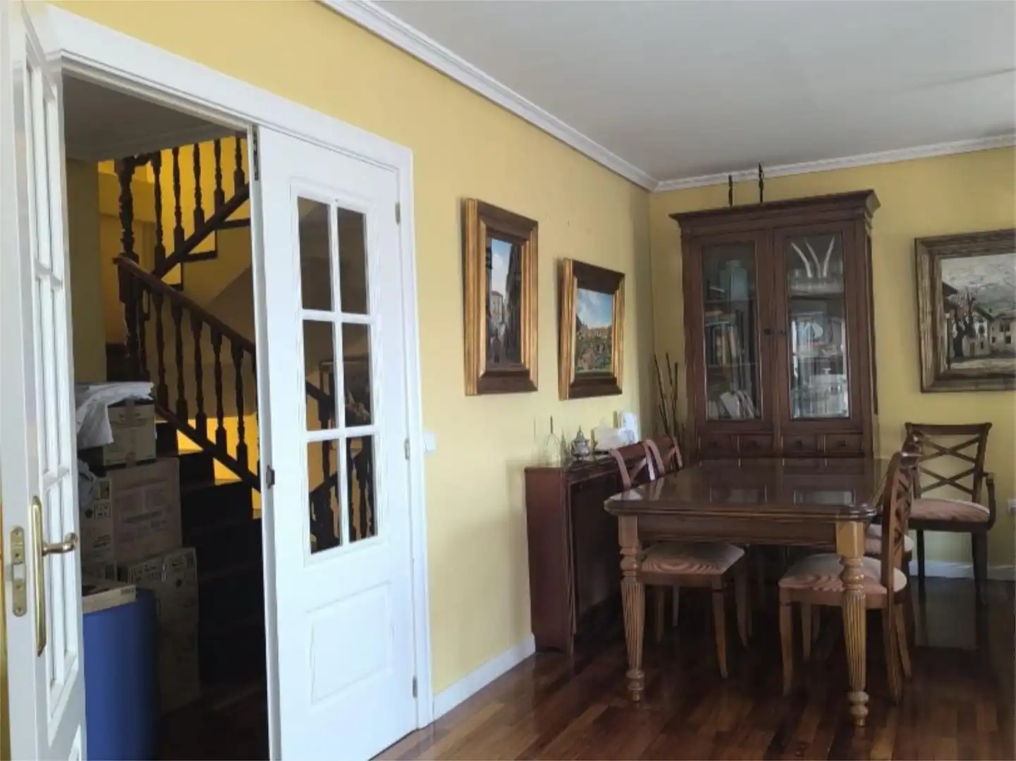 Flat for sale in El Monte Dining room of Flat for sale in Torrelodones with Air Conditioner, Heating and Private garden