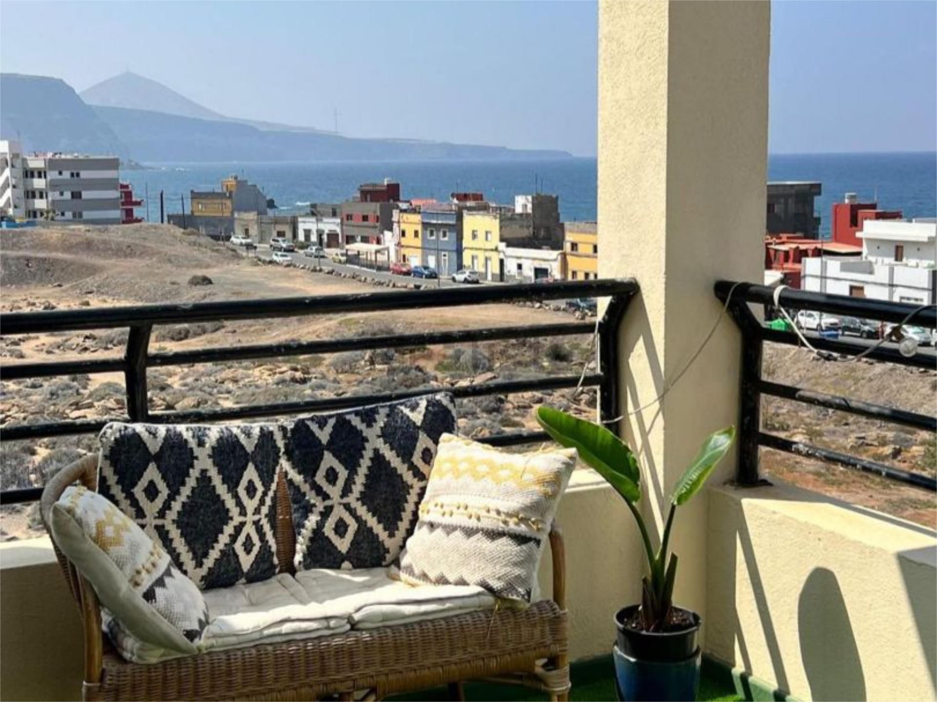 Terraza de Piso de alquiler en Moya (Las Palmas) con Terraza, Amueblado y Parking comunitario