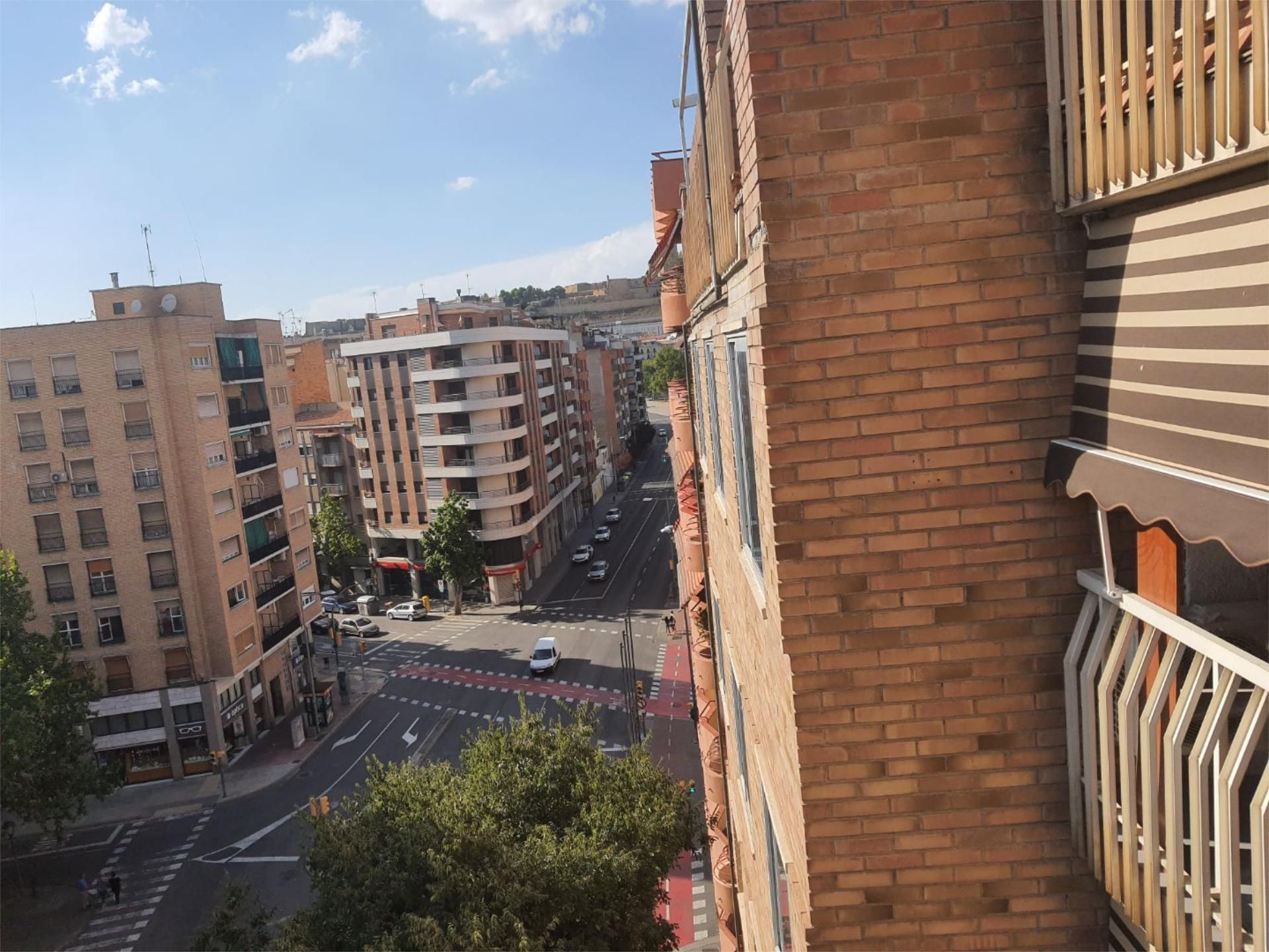 Exterior view of Flat to rent in  Lleida Capital  with Heating, Furnished and Balcony