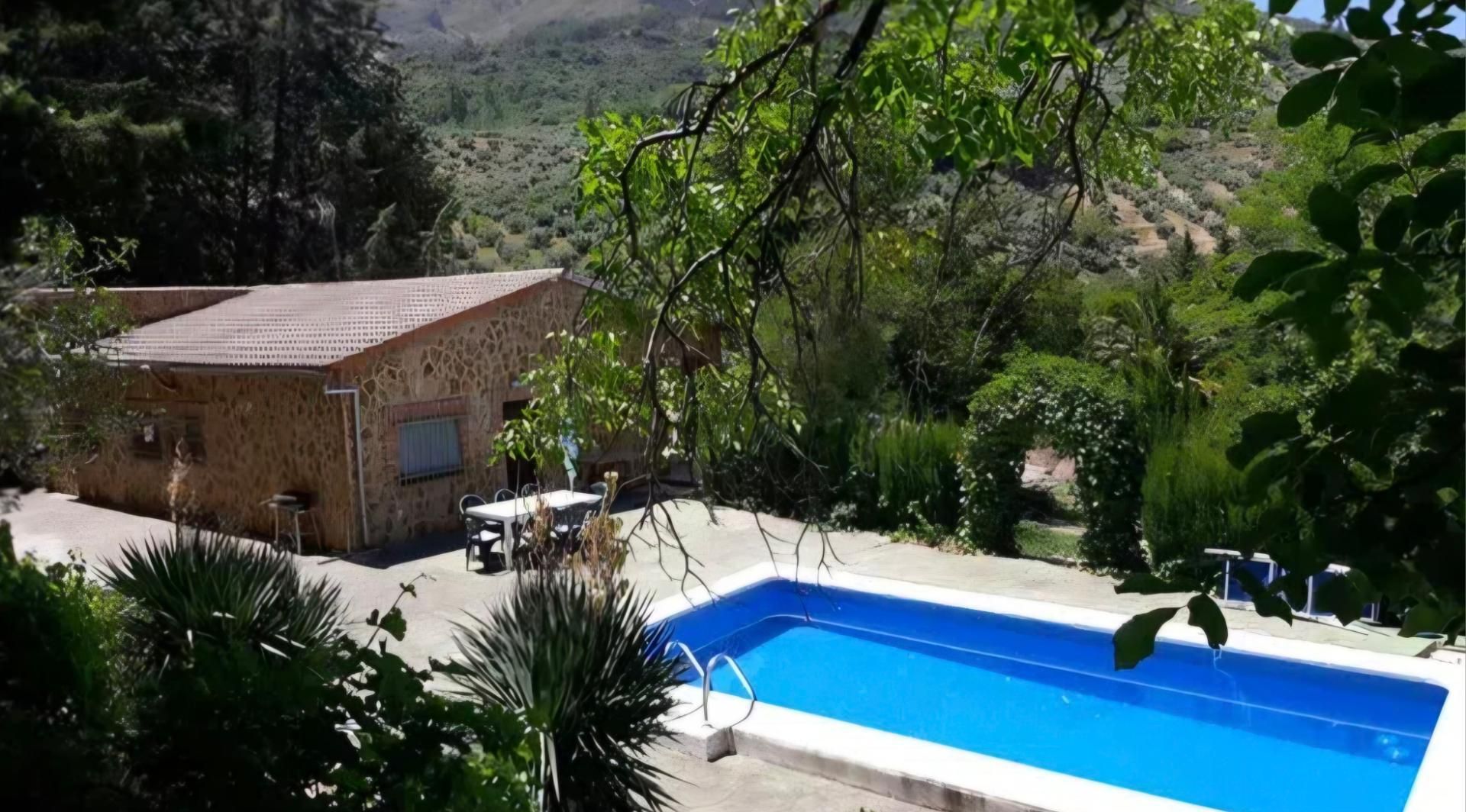 Jardí de Casa o xalet de lloguer en Los Villares amb Calefacció, Jardí privat i Piscina