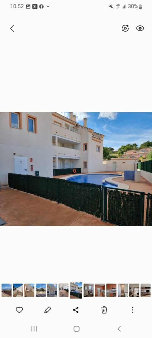 Piscina de Pis en venda en La Nucia amb Aire condicionat, Terrassa i Balcó