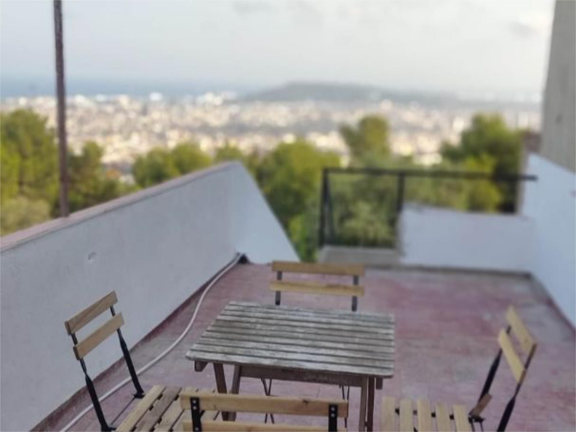 Terrace of Single-family semi-detached to rent in  Barcelona Capital  with Air Conditioner, Heating and Parquet flooring