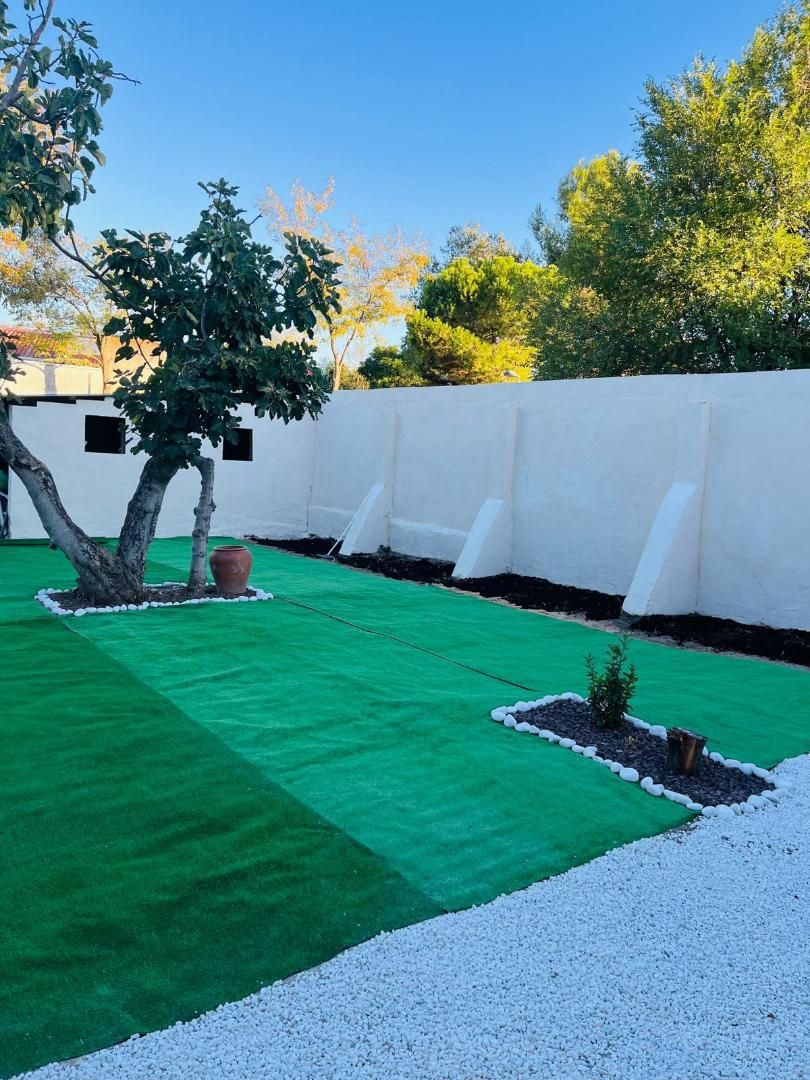 Garden of Single-family semi-detached to rent in  Madrid Capital  with Heating, Private garden and Parquet flooring