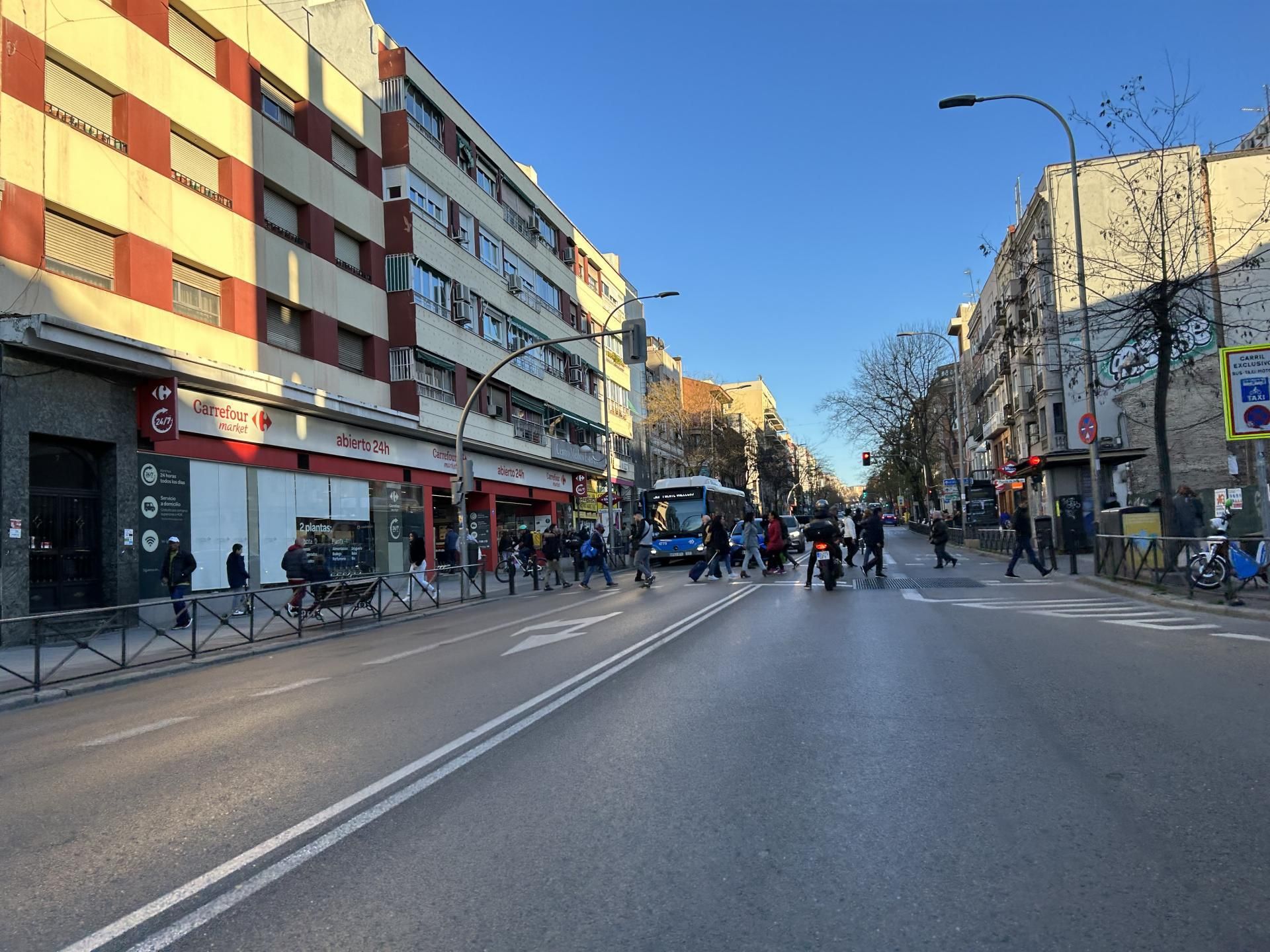 Exterior view of Flat for sale in  Madrid Capital  with Air Conditioner