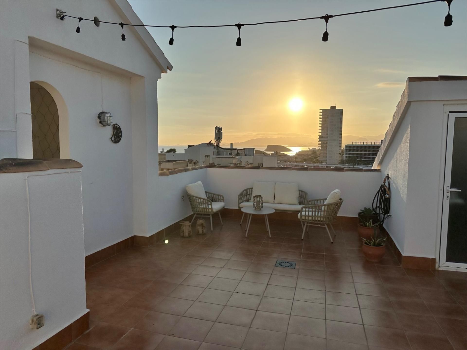 Terrace of Flat for sale in Mazarrón  with Terrace, Swimming Pool and Furnished