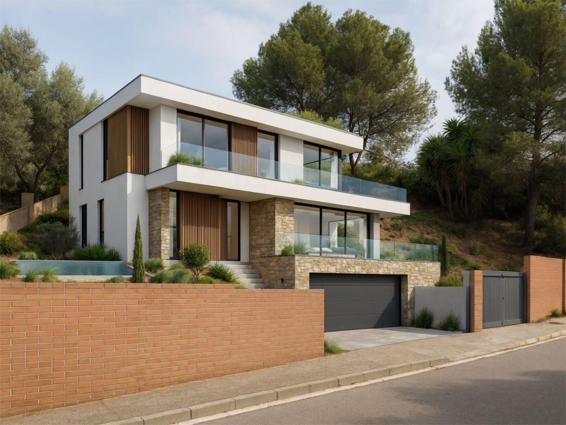 Exterior view of Flat for sale in Lliçà d'Amunt  with Air Conditioner, Private garden and Terrace