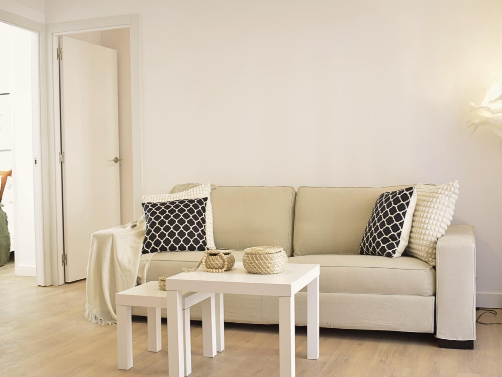 Living room of Flat for sale in  Madrid Capital  with Air Conditioner, Heating and Parquet flooring