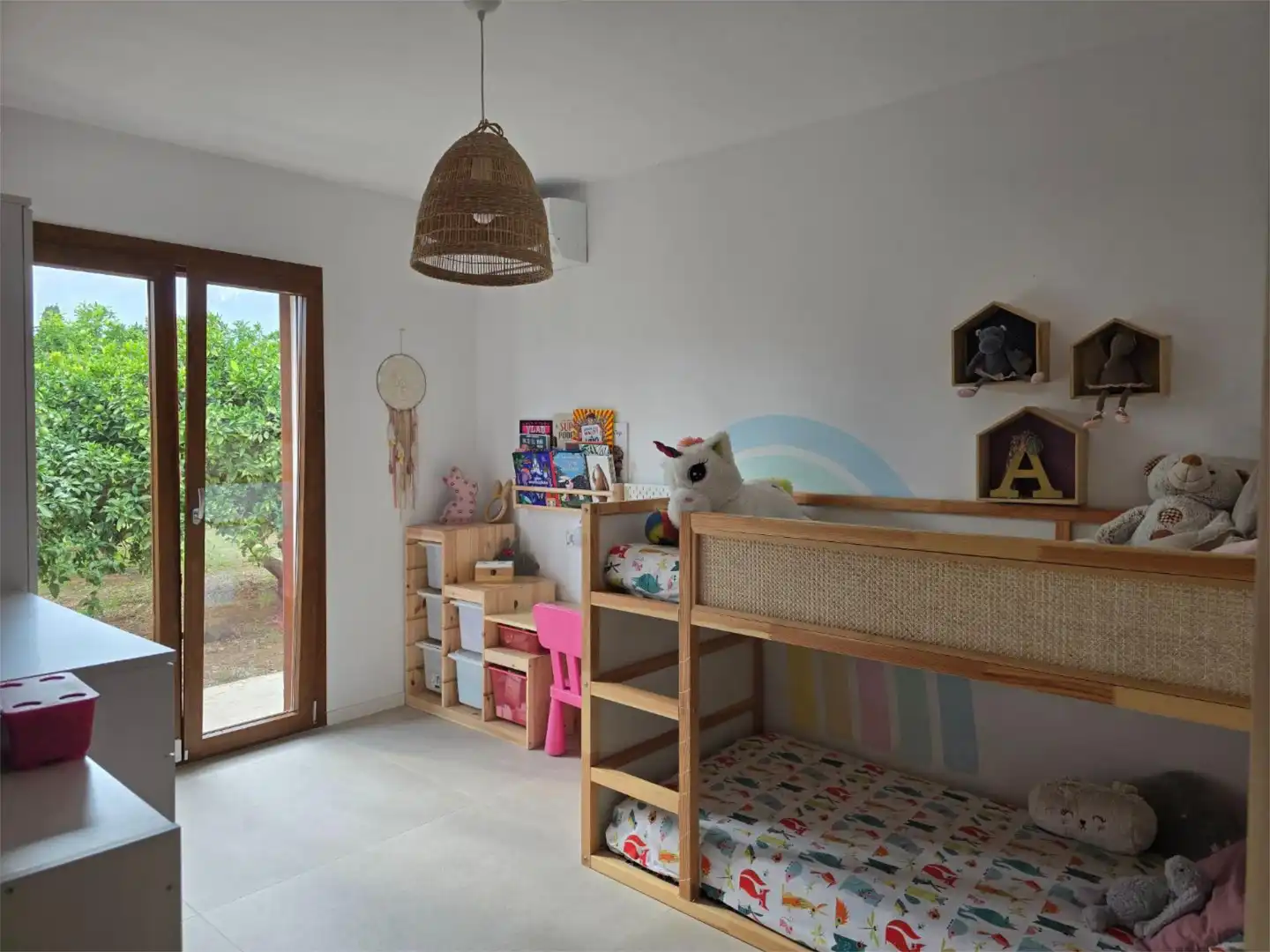 Houses for sale in Es Garrovers Bedroom of Houses for sale in Marratxí with Air Conditioner, Terrace and Swimming Pool
