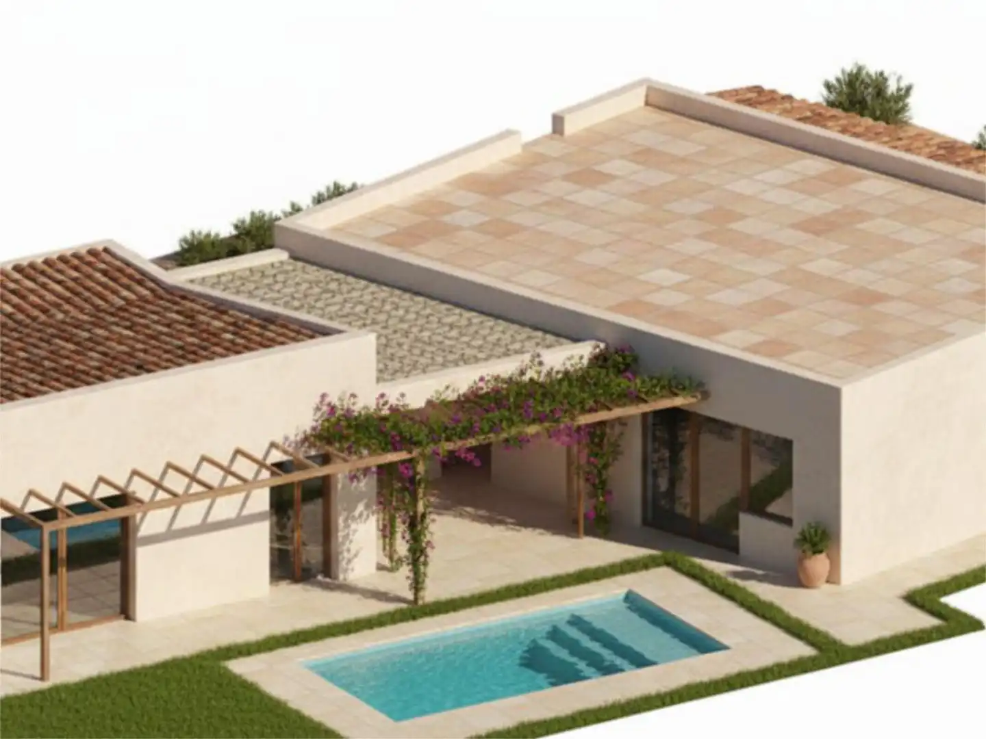 Houses for sale in Es Garrovers Terrace of Houses for sale in Marratxí with Air Conditioner, Terrace and Swimming Pool