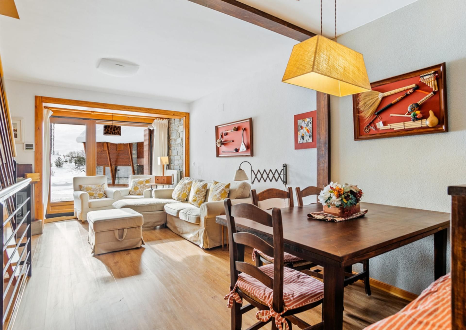 Living room of House or chalet for sale in Sallent de Gállego  with Heating, Swimming Pool and Furnished