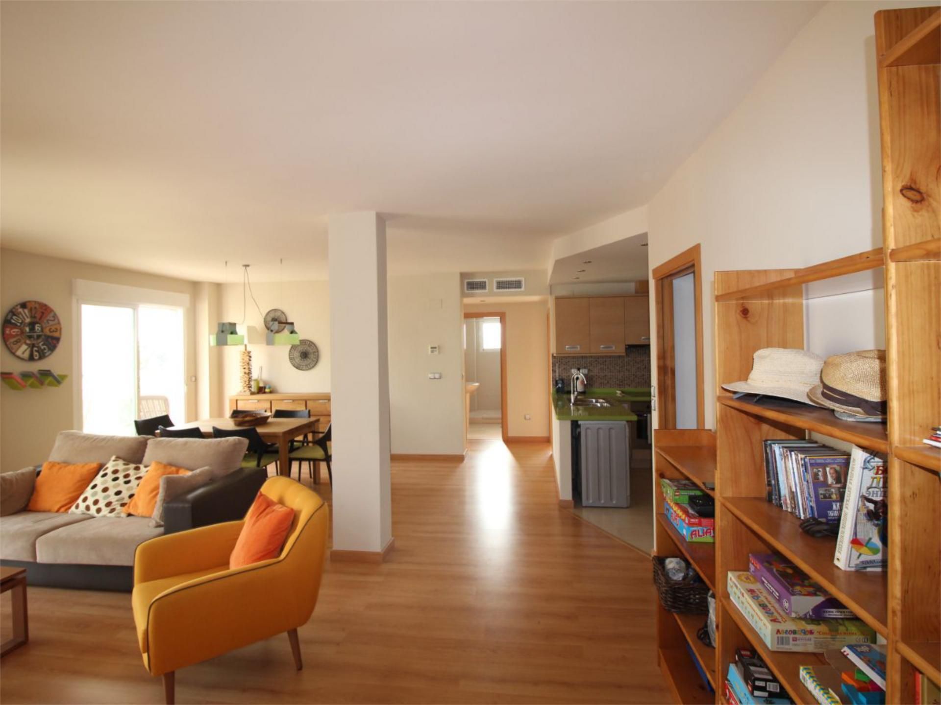 Living room of Flat for sale in El Campello  with Air Conditioner, Swimming Pool and Balcony