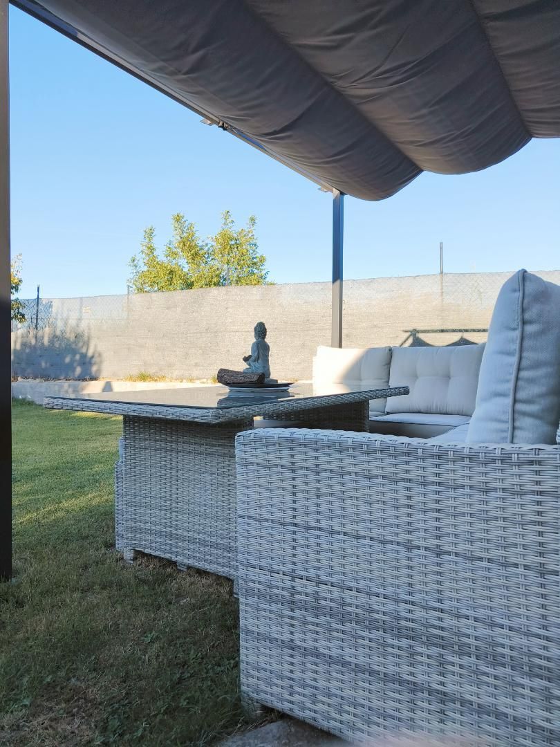 Terrace of Single-family semi-detached for sale in  Zaragoza Capital  with Air Conditioner, Terrace and Swimming Pool